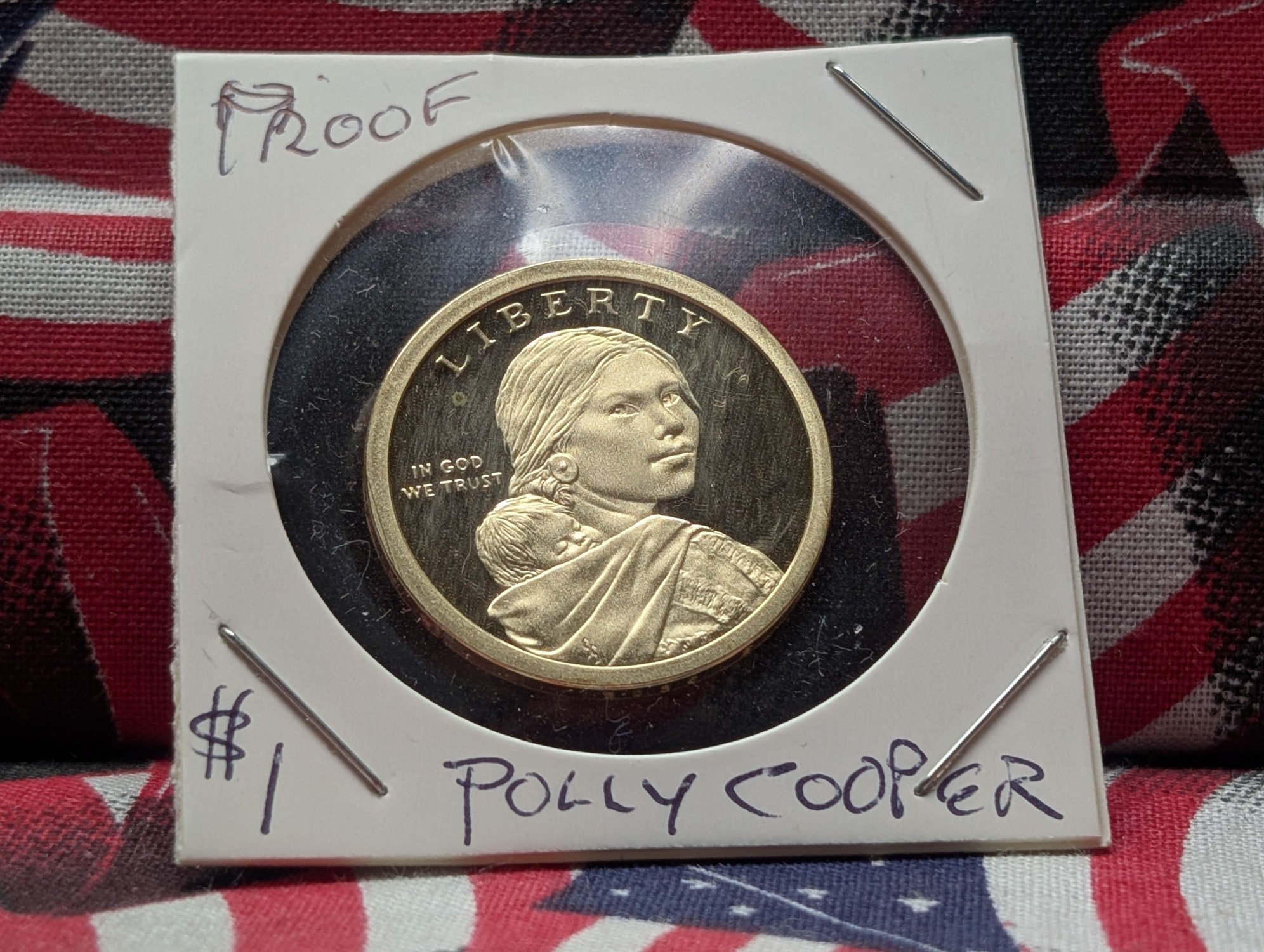 2026-S Sacagawea Polly Cooper Dollar From Silver Proof Set