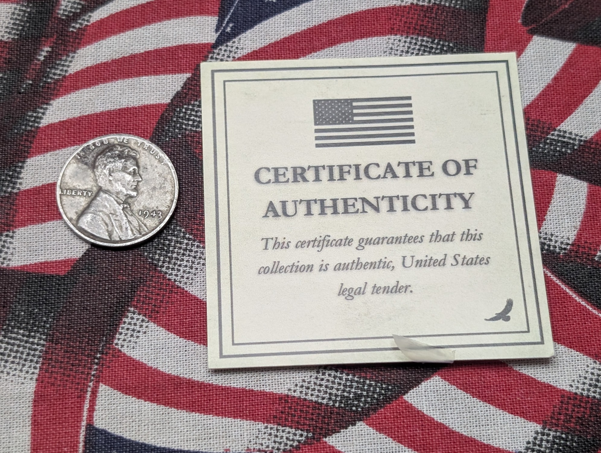 (2) 1943 Lincoln Steel Wheat Cents