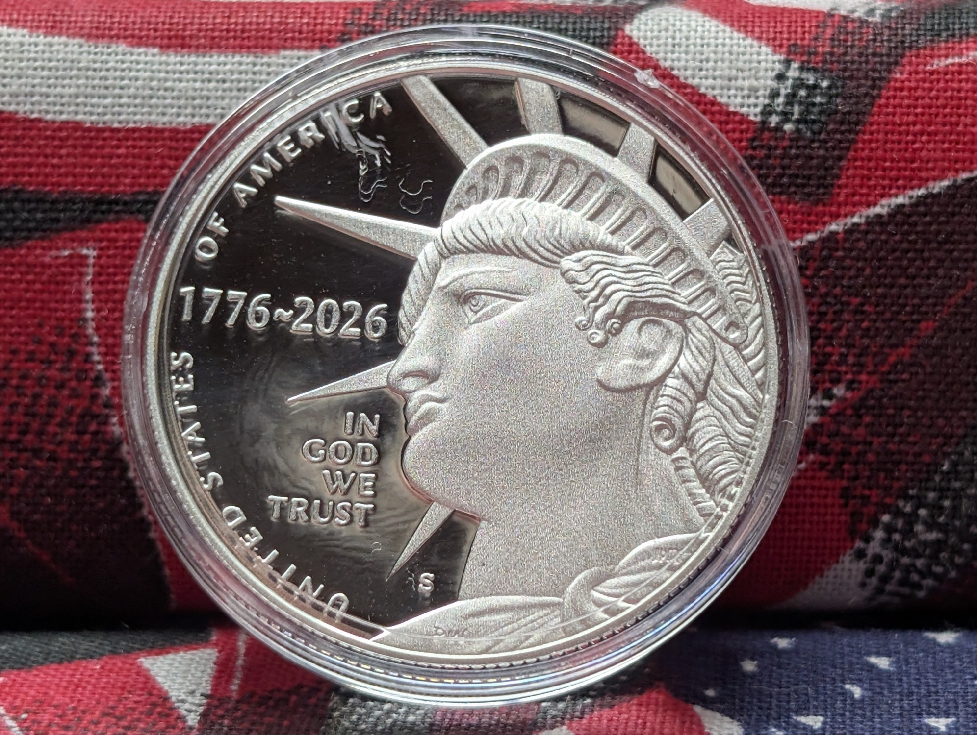 2026-S United States Semiquincentennial Proof .999 Silver Enduring Liberty Half Dollar