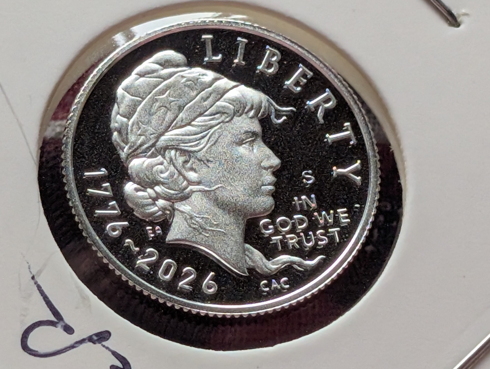 2026-S United States Semiquincentennial .999 Silver Proof Enduring Liberty Dime