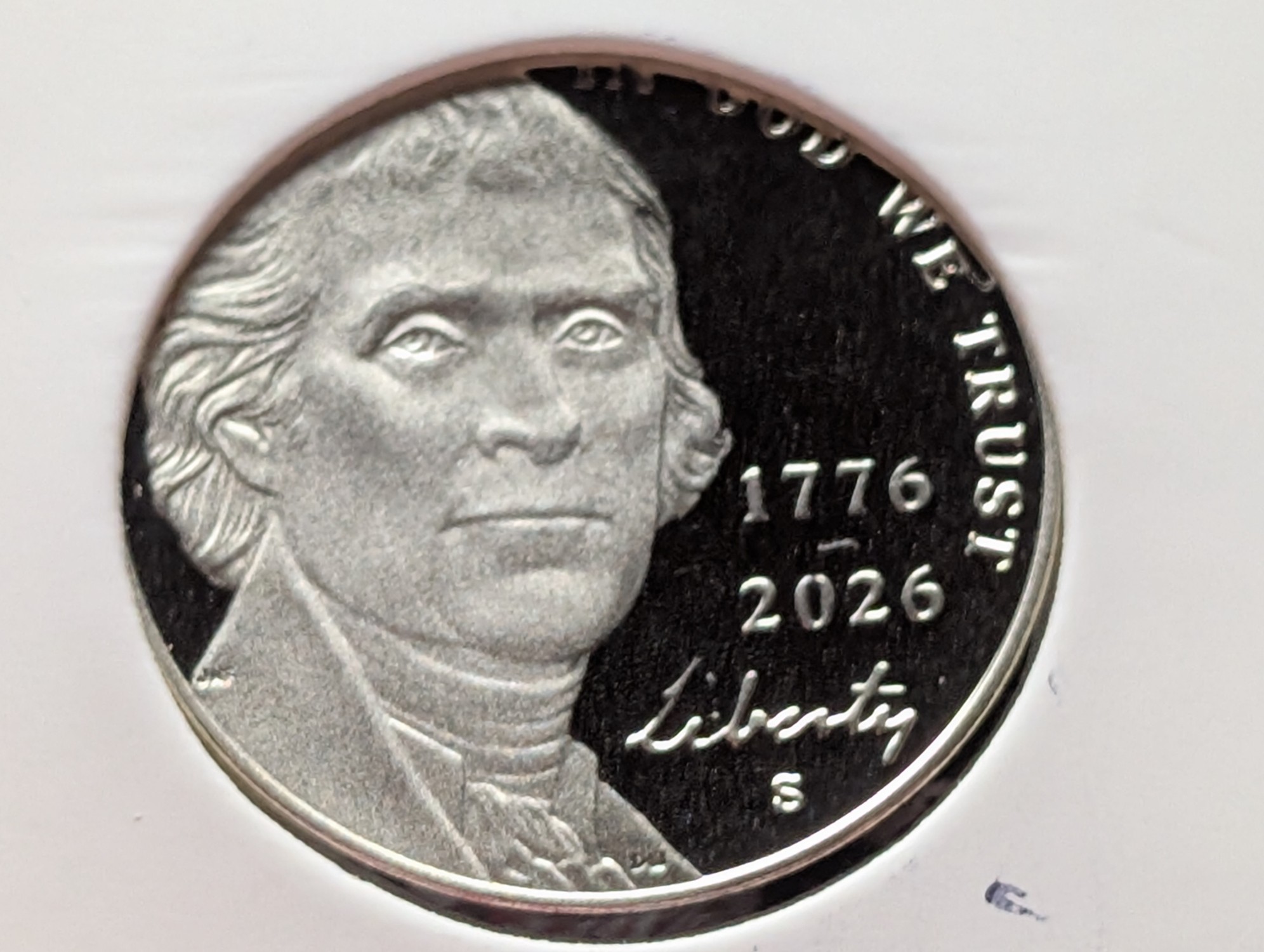 2026-S United States Semiquincentennial Proof Jefferson Nickel From Proof Set
