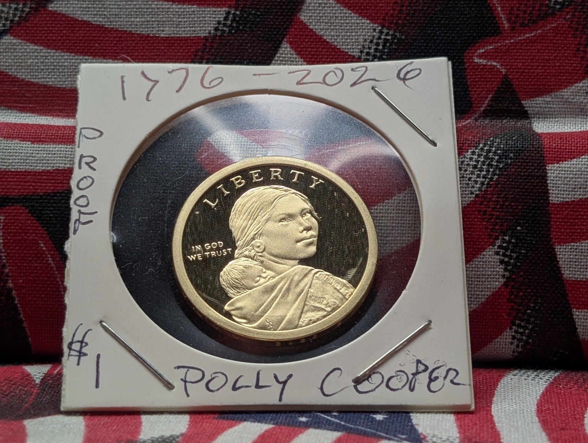 2026-S Sacagawea Polly Cooper Native American Dollar Proof