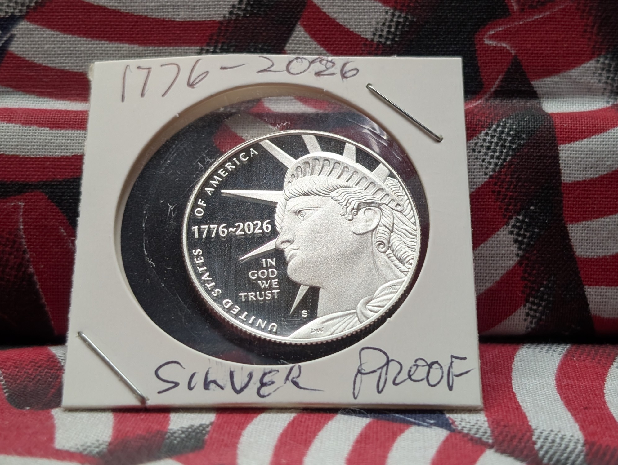 2026-S United States Semiquincentennial .999 Silver Proof Half Dollar