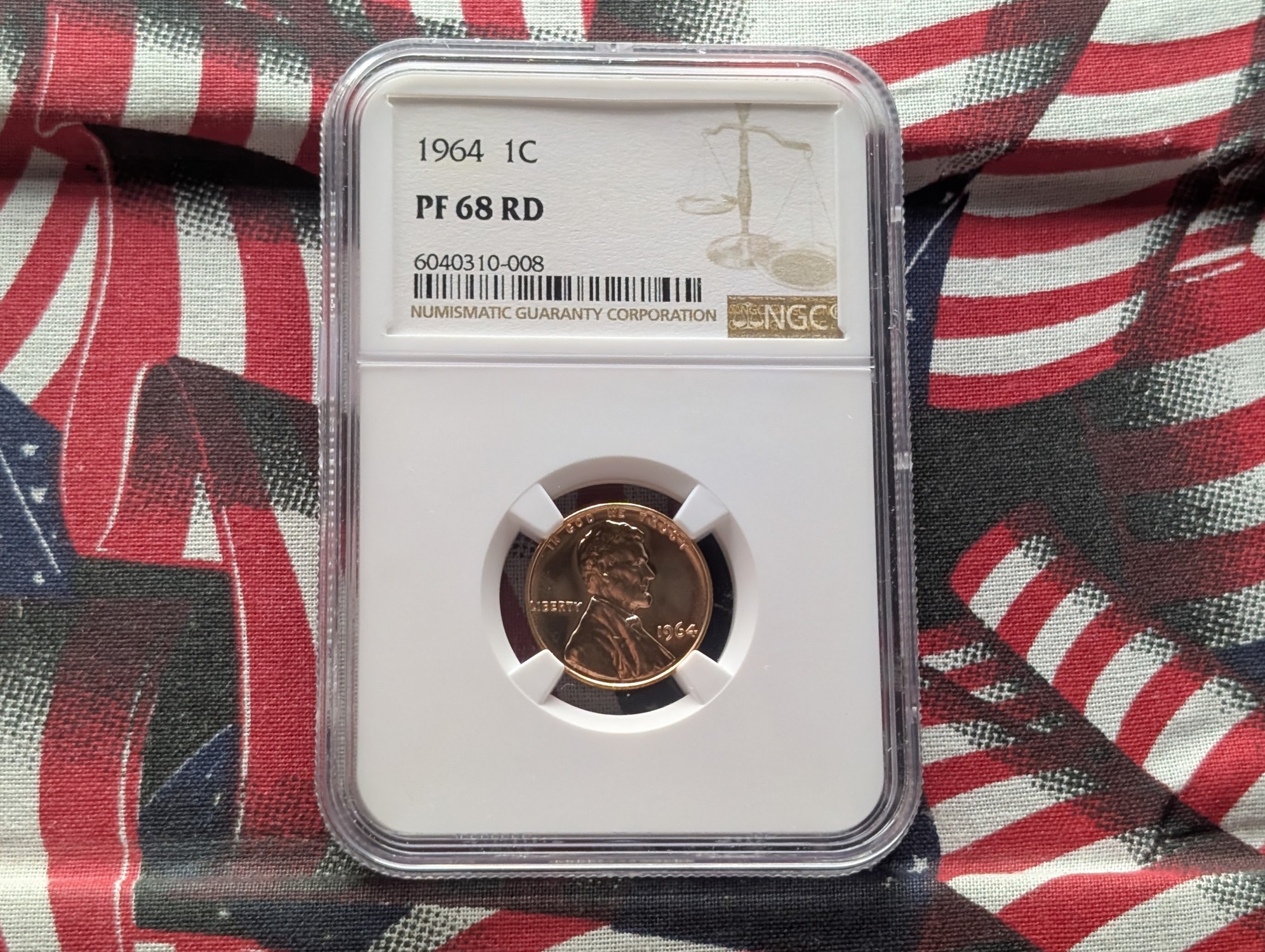1964 Lincoln Memorial Cent NGC PF68 RD