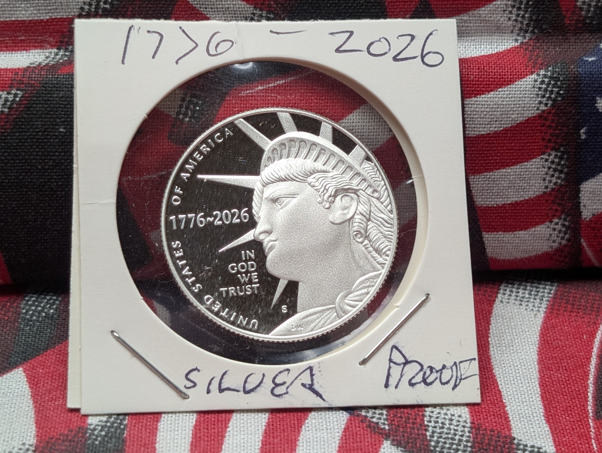 2026-S United States Semiquincentennial .999 Silver Proof Half Dollar