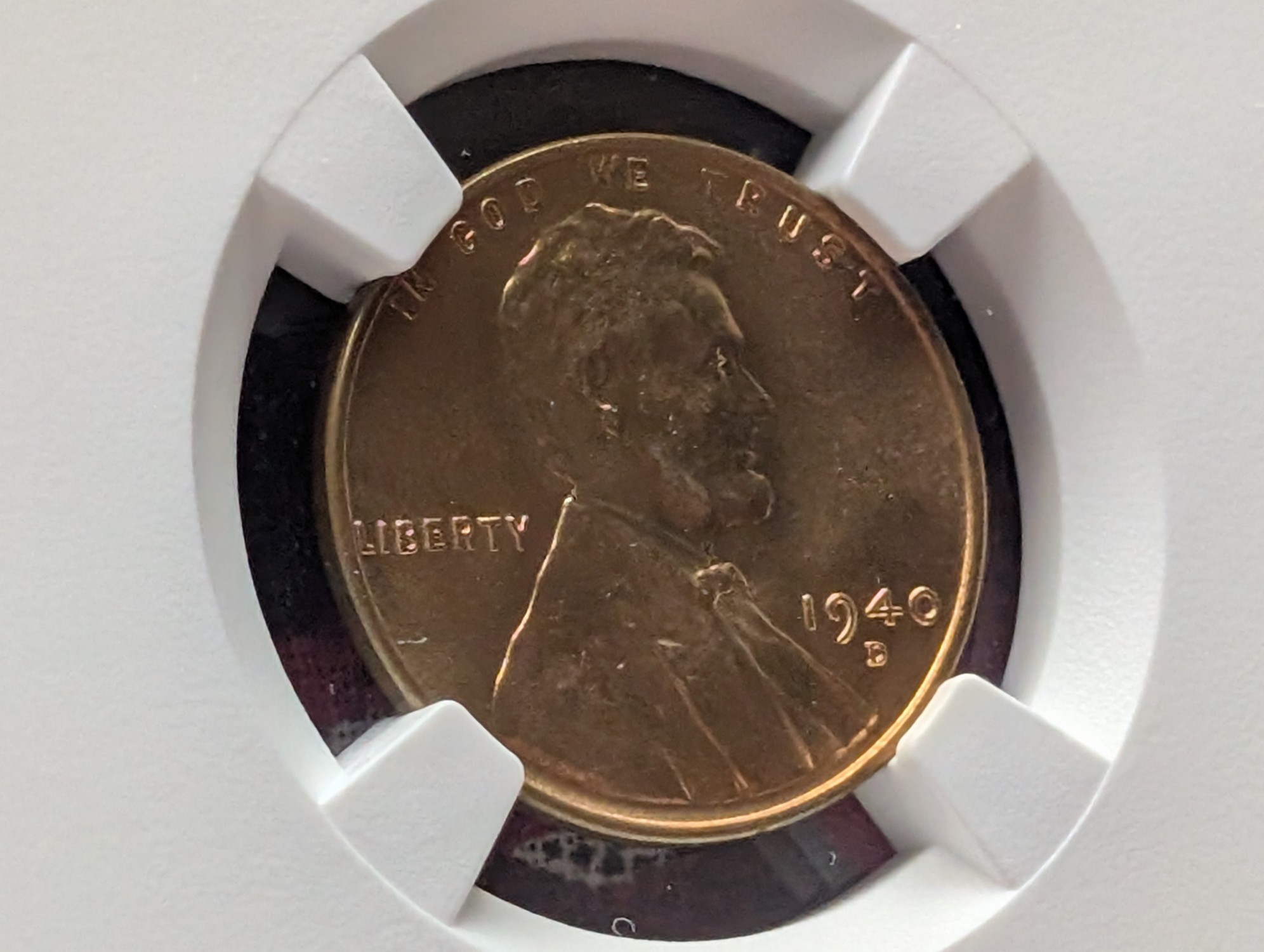 1940-D Lincoln Wheat Cent NGC MS67 RD