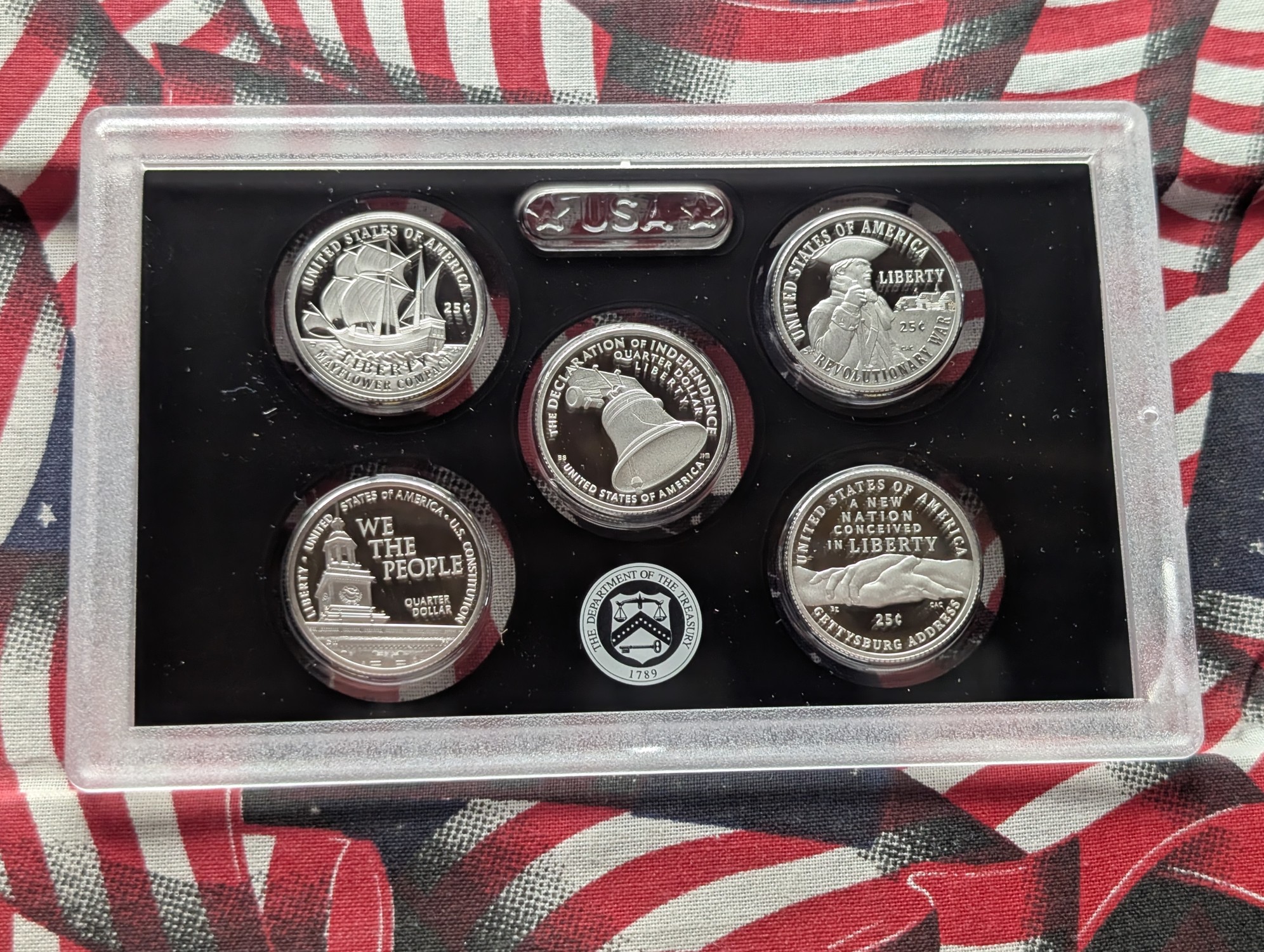 2026-S U.S. Mint Semiquincentennial Silver Proof Set In OGP W/ COA - Includes (7) .999 Silver Coins