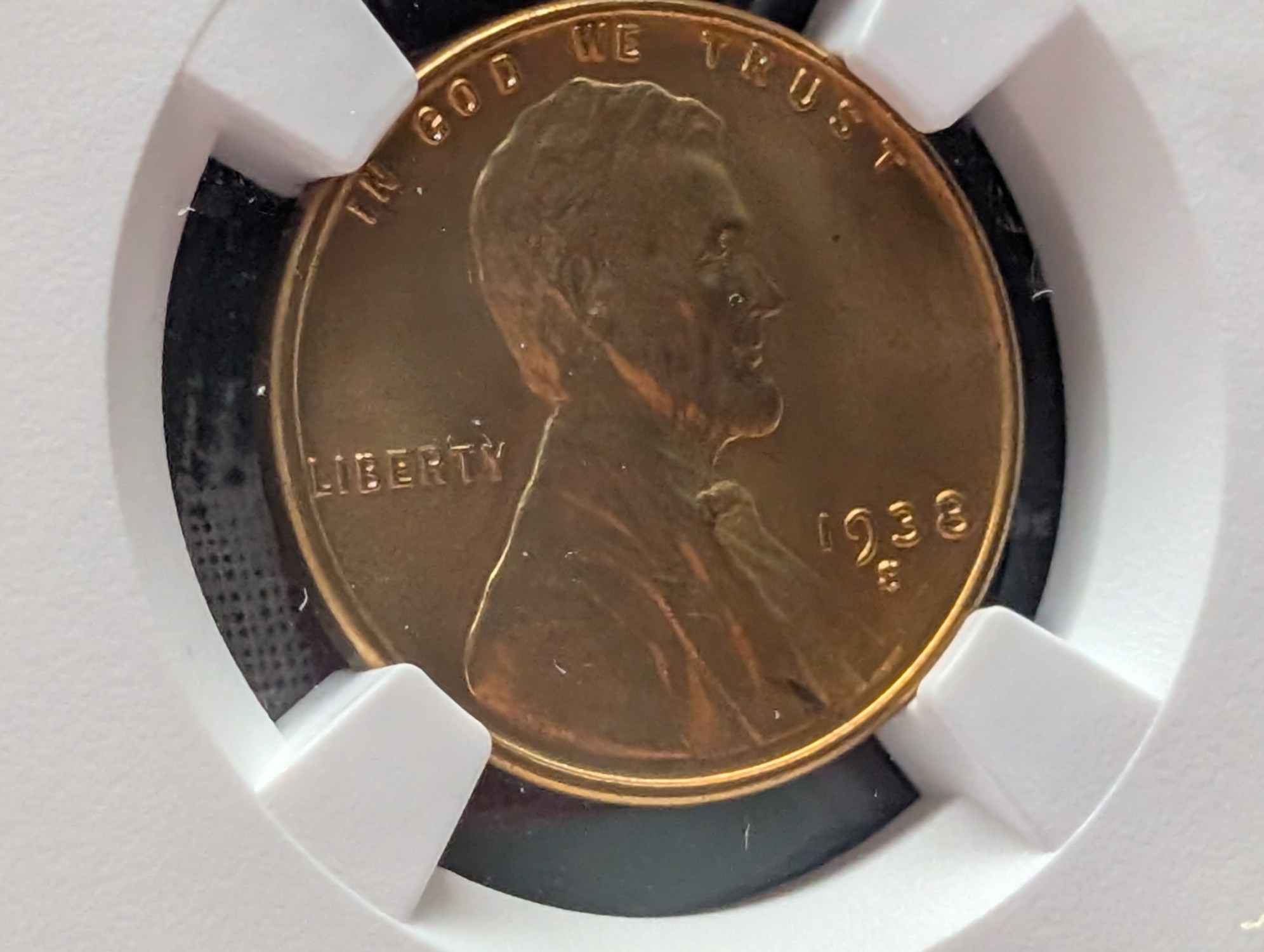 1938-S Lincoln Wheat Cent NGC MS67 RD