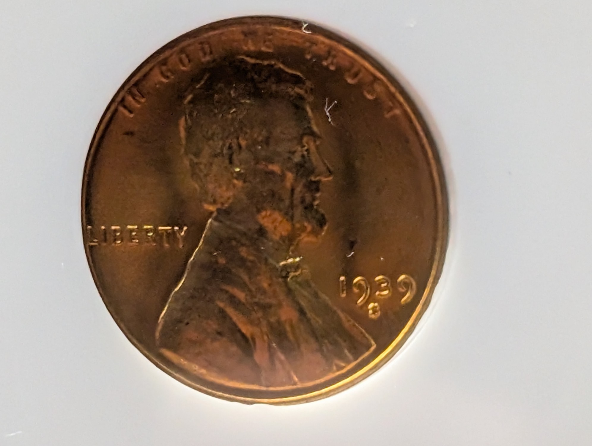 1939-S Lincoln Wheat Cent NGC MS67 RD