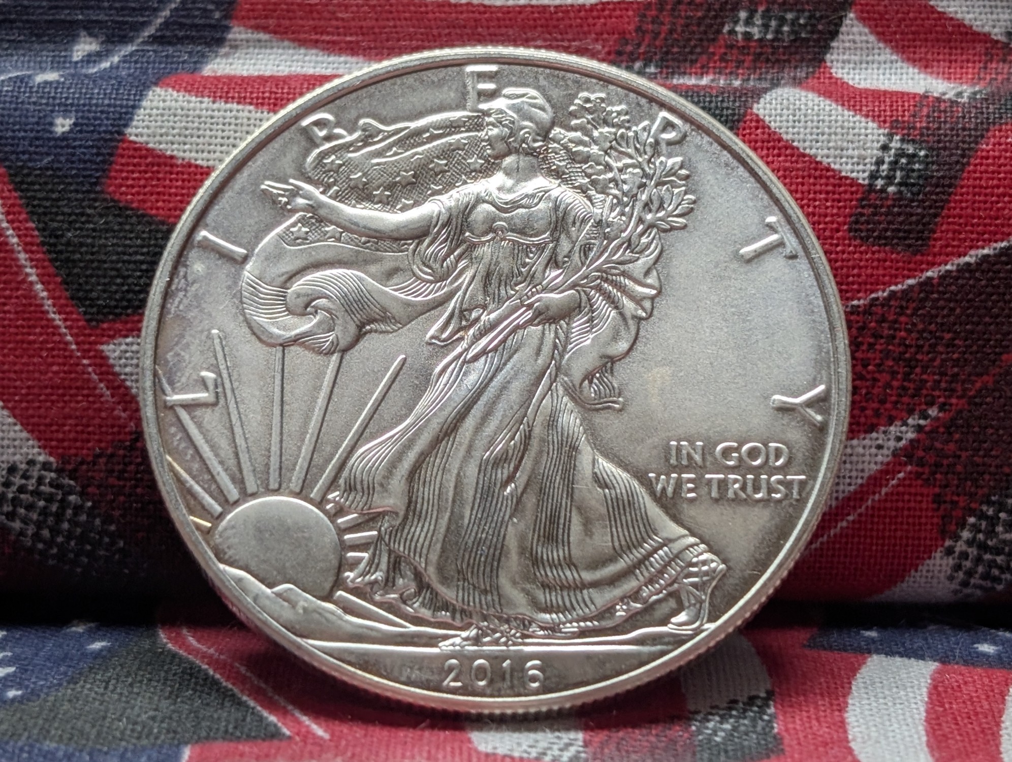 2016 American Silver Eagle 1 Troy Oz. .999 Silver