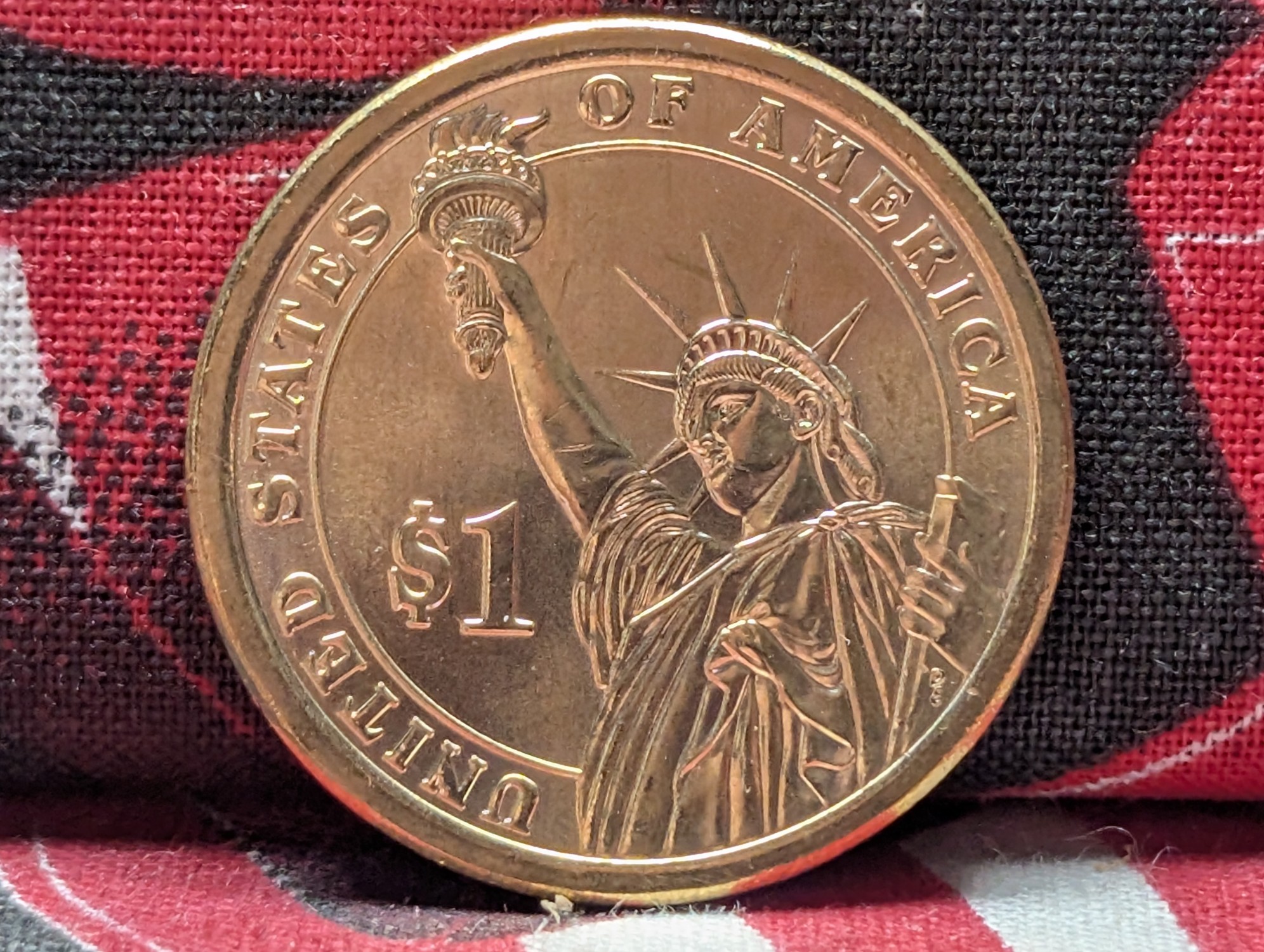 2010-D Franklin Pierce Presidential Dollar - Position A - Uncirculated bought directly from the US mint when released.