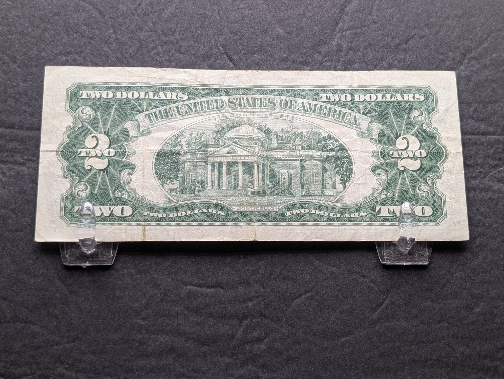 1963 Series $2 United States Red Seal Banknote