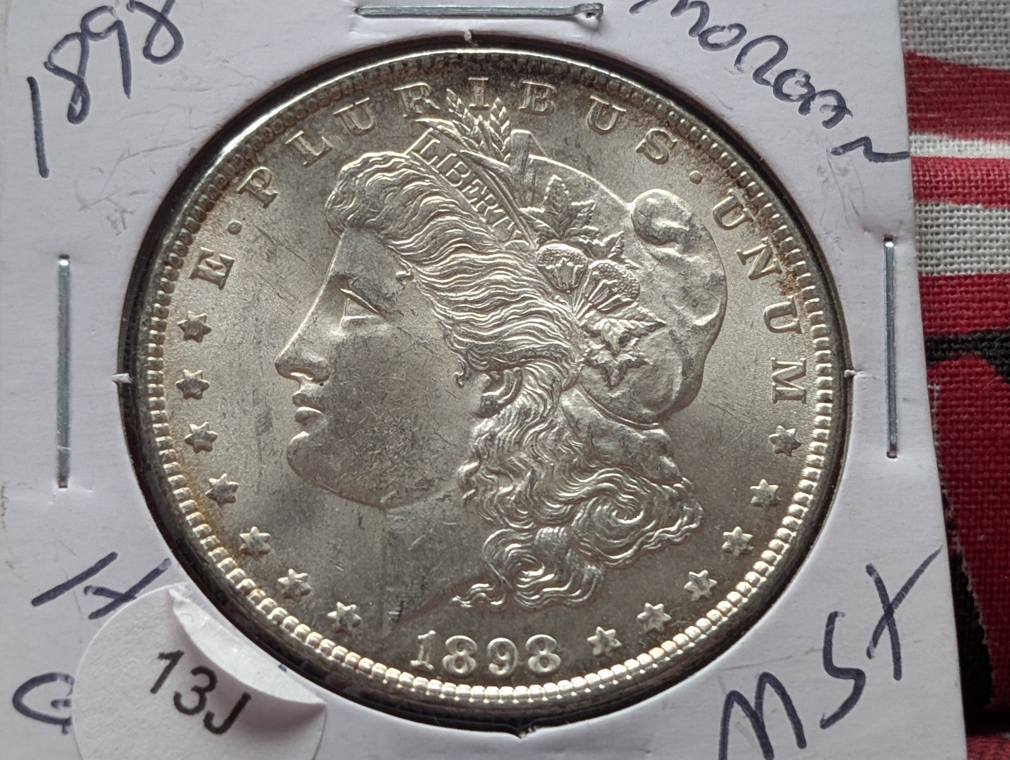1898 Morgan Dollar - High Grade UNC - 90% Silver
