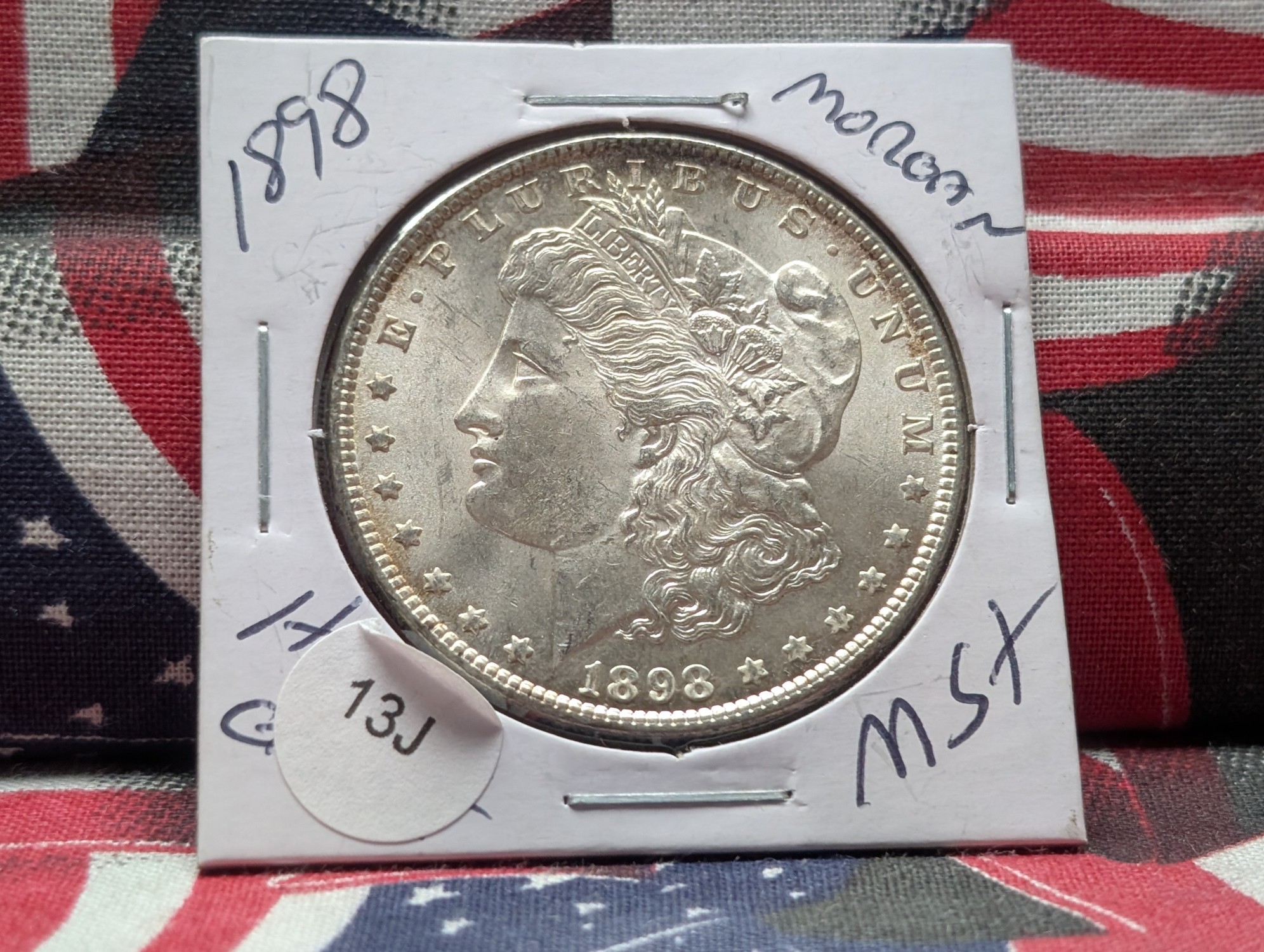 1898 Morgan Dollar - High Grade UNC - 90% Silver