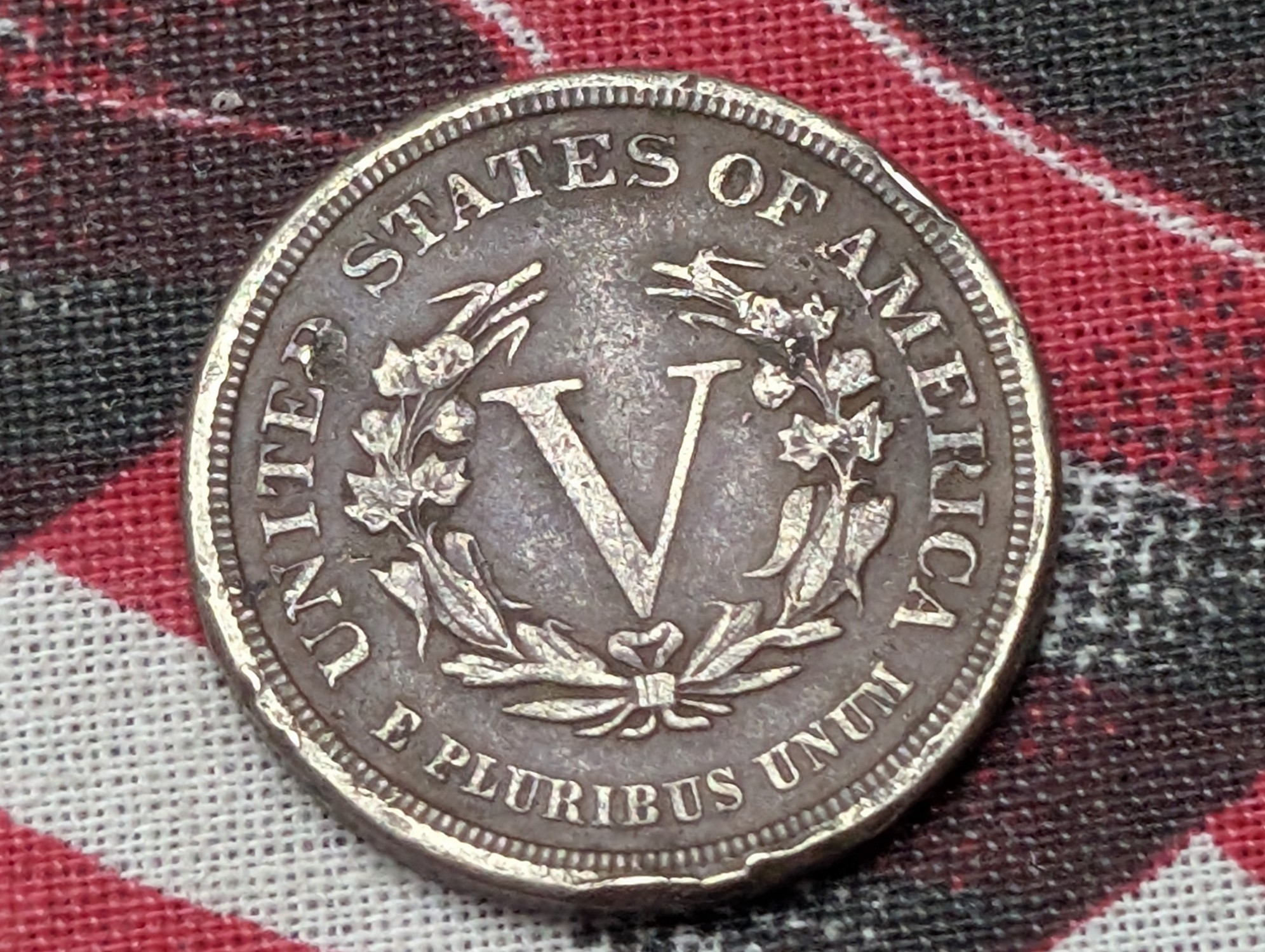 1883 No Cents Liberty Head V Nickel - Full Liberty