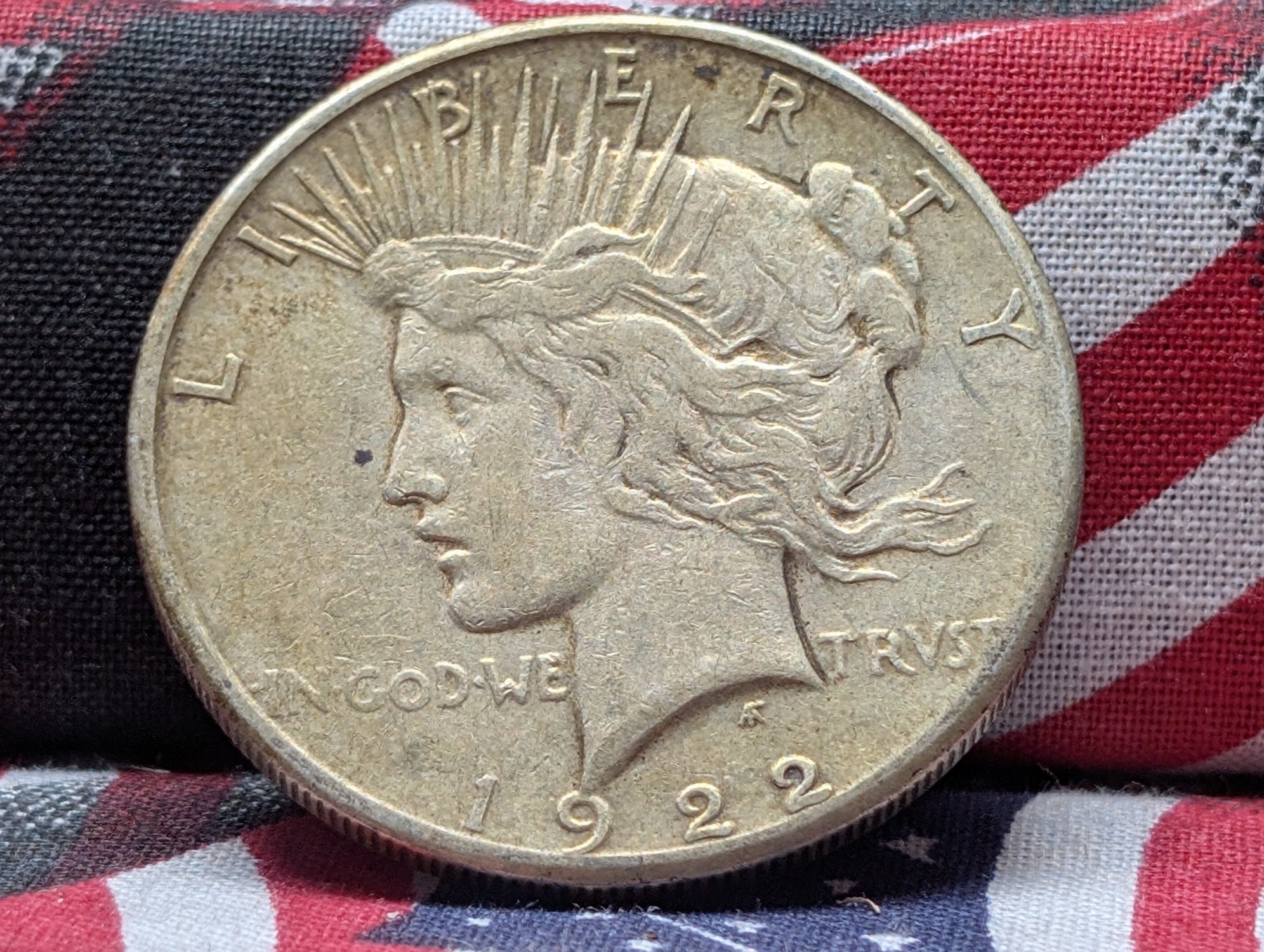 1922-S Peace Dollar - 90% Silver