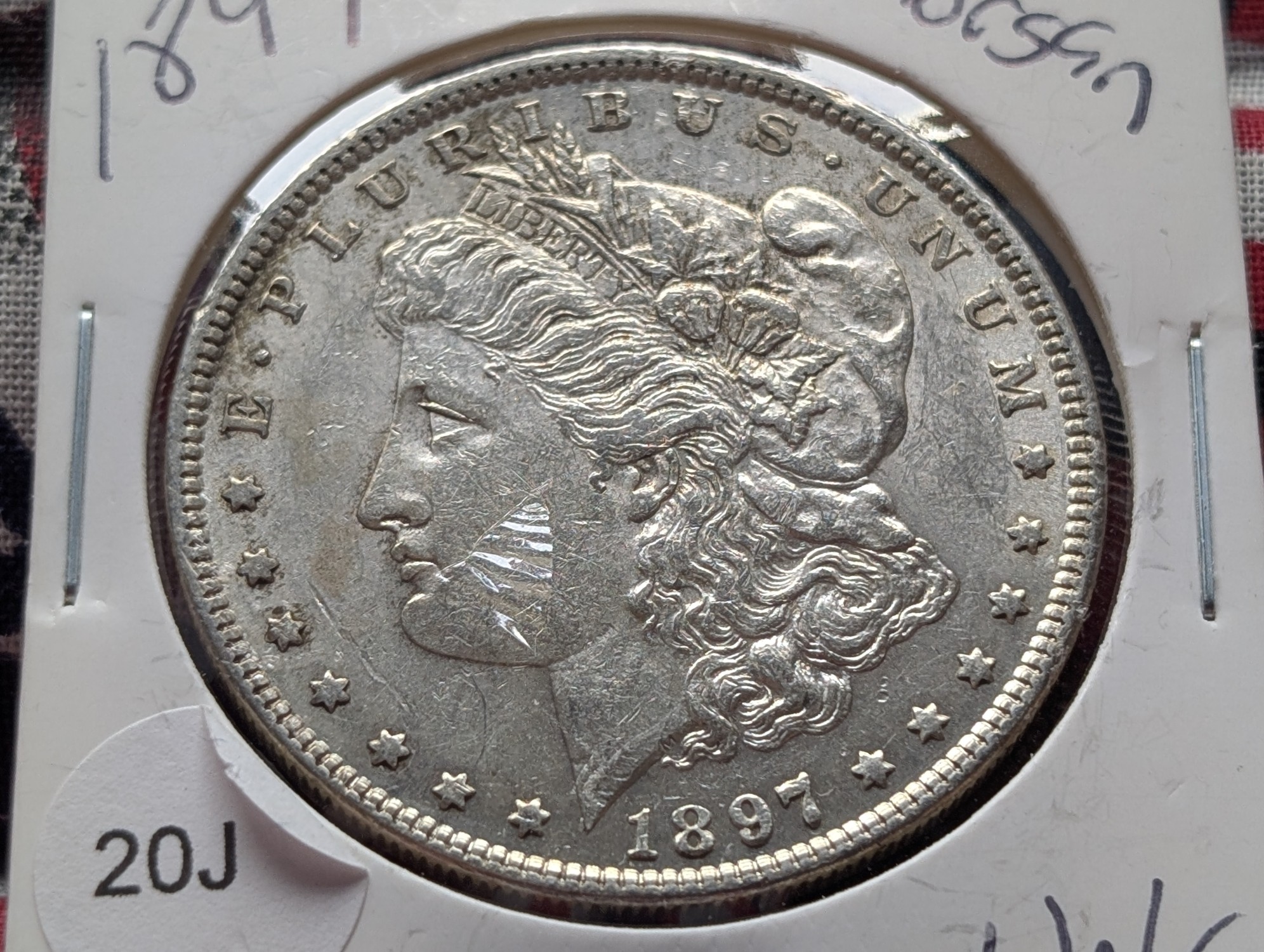 1897 Morgan Dollar - 90% Silver