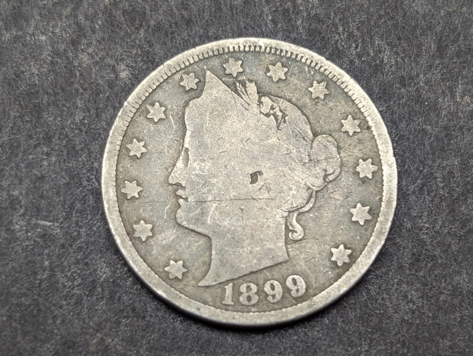 1897, 1898, & 1899 Liberty Head V Nickels