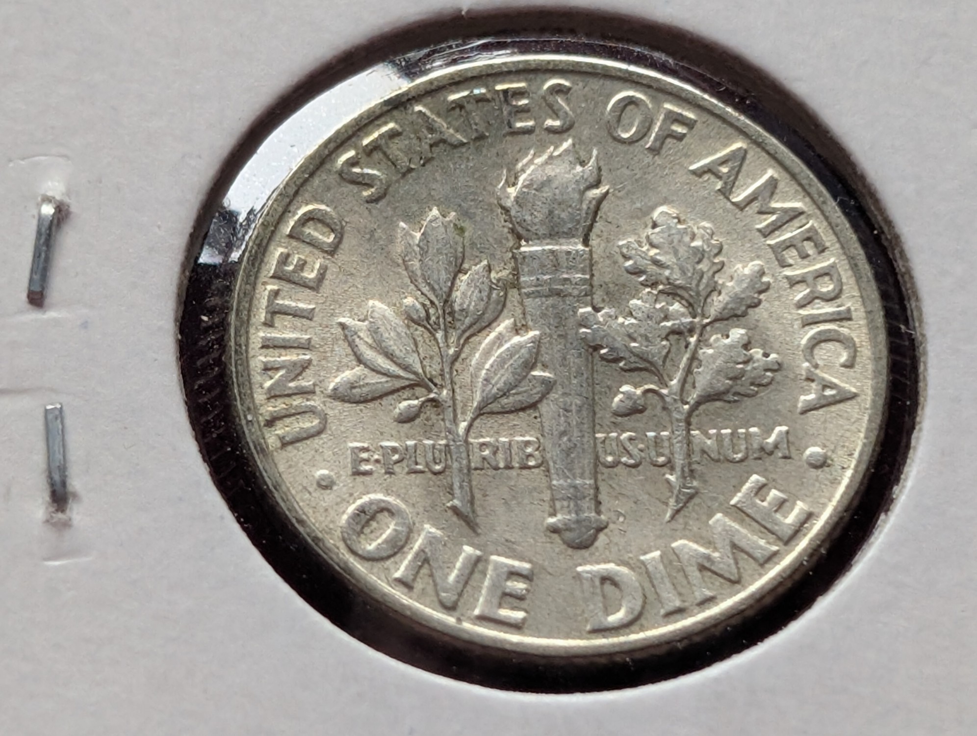 (4) 1947 Roosevelt 90% Silver Dimes - One with Full Bands