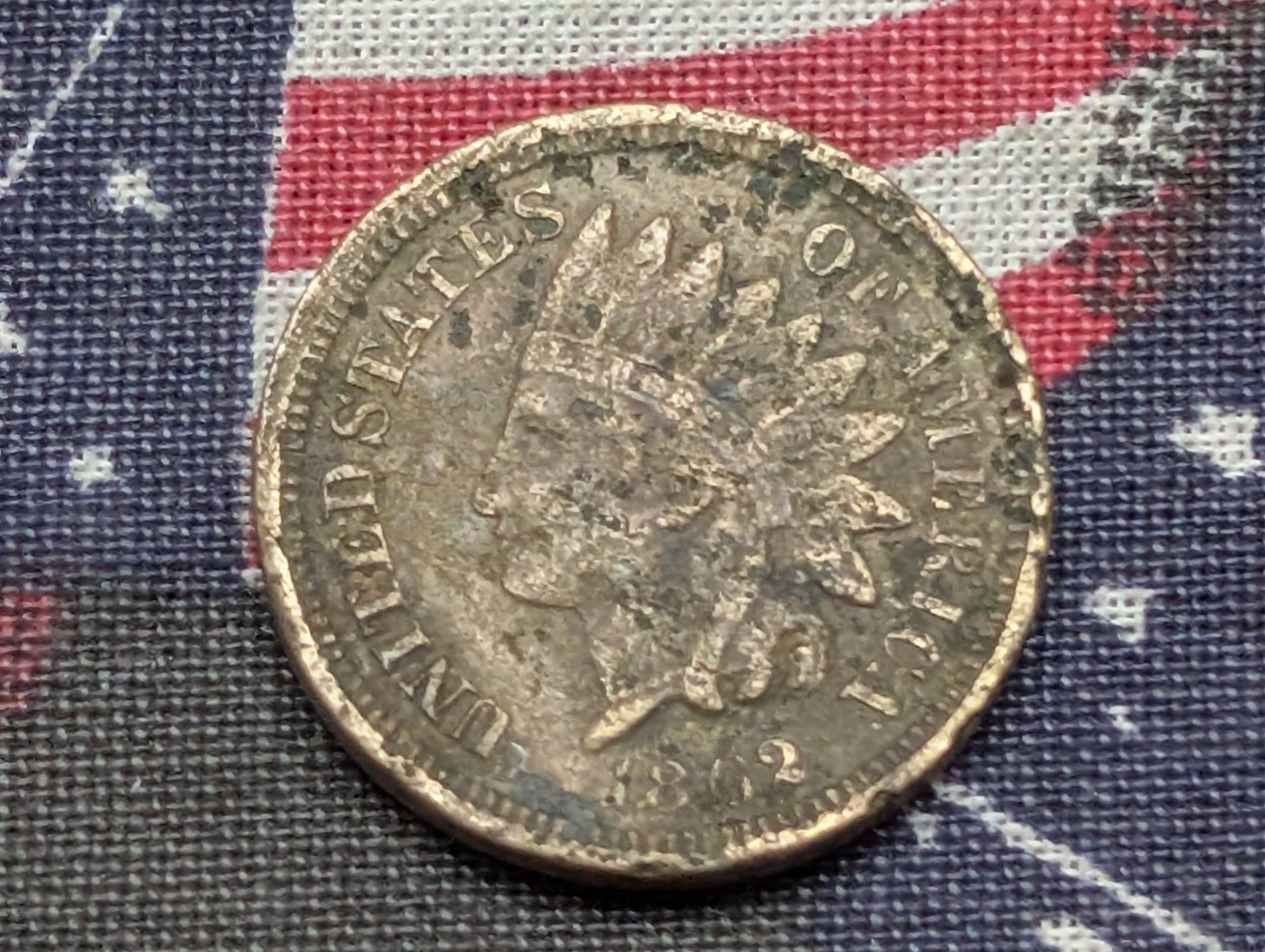 1862 Indian Head Cent