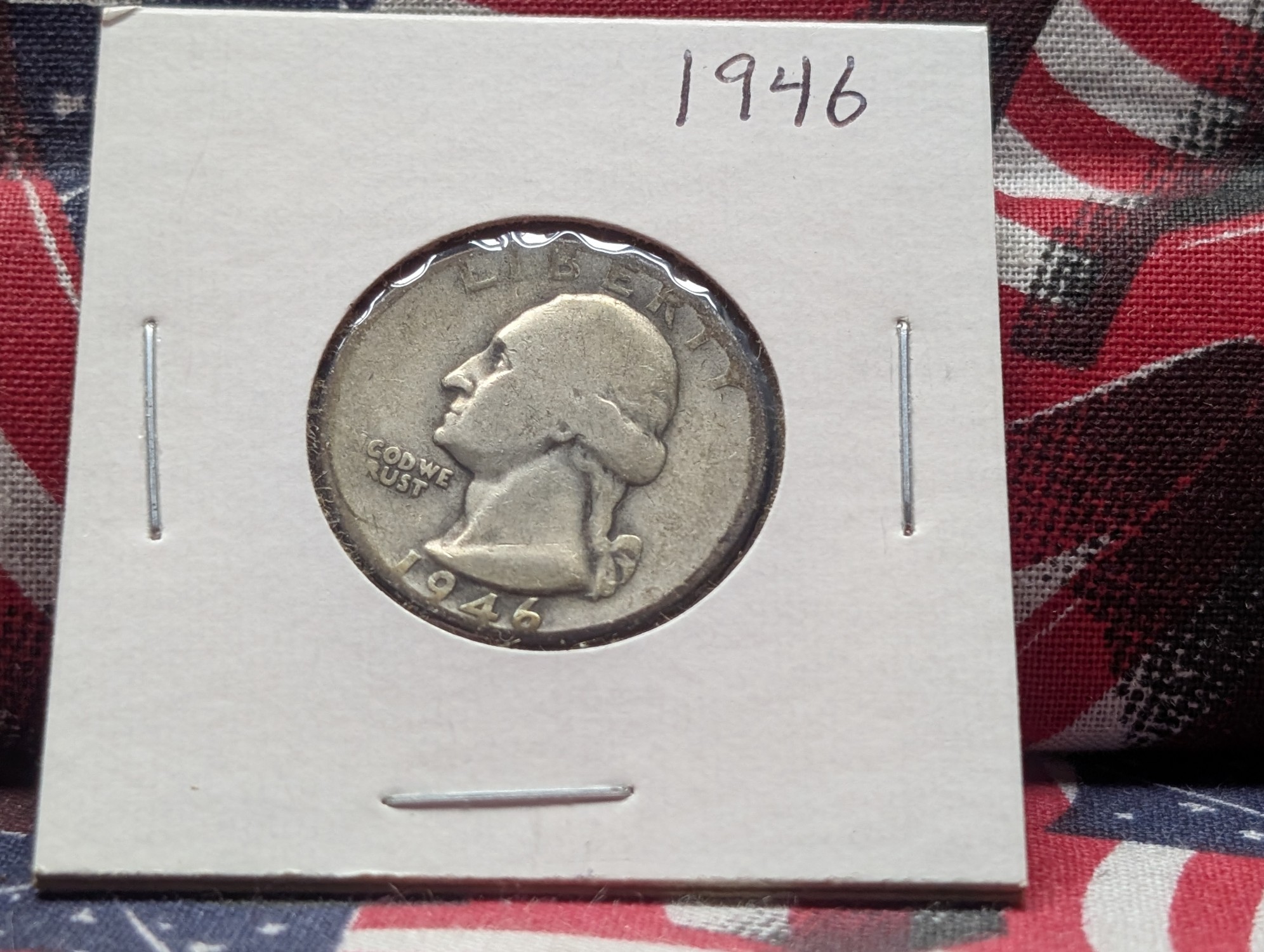 1946 Washington Quarter, 90% Silver
