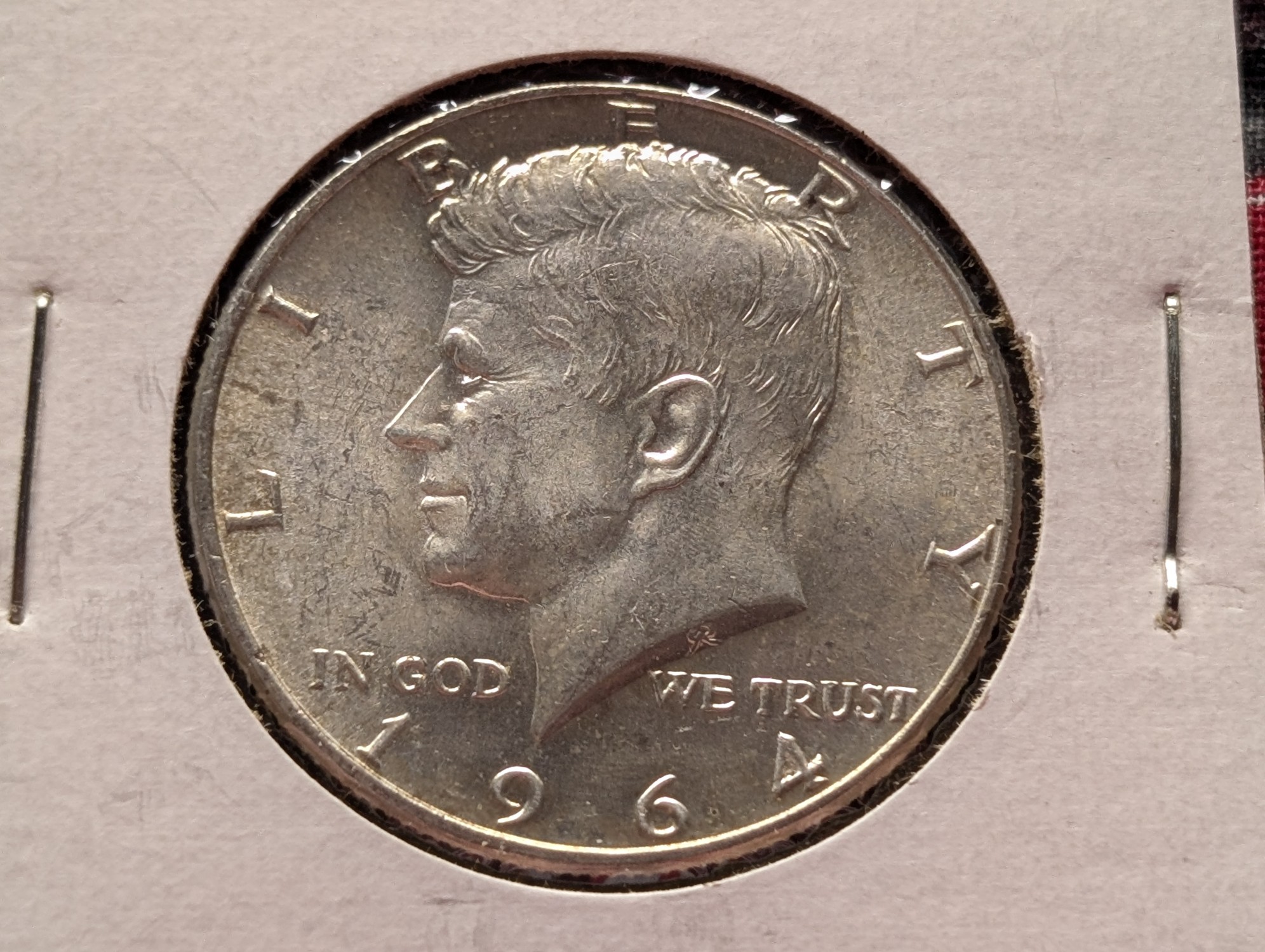 1964 Kennedy Half Dollar, 90% Silver