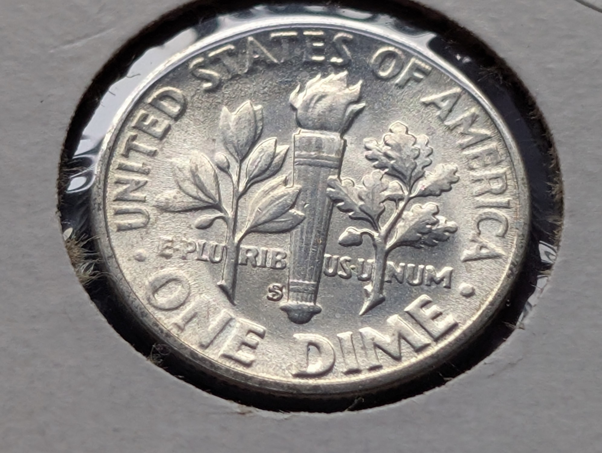 1955-S Roosevelt Dime, 90% Silver