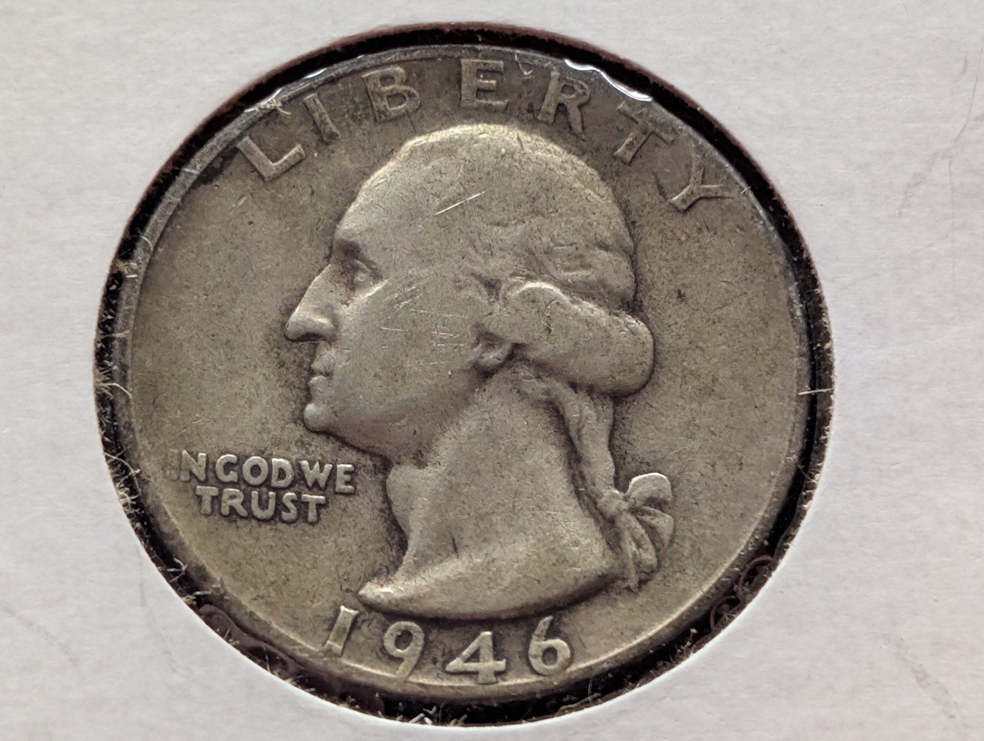 1946-S Washington Quarter, 90% Silver