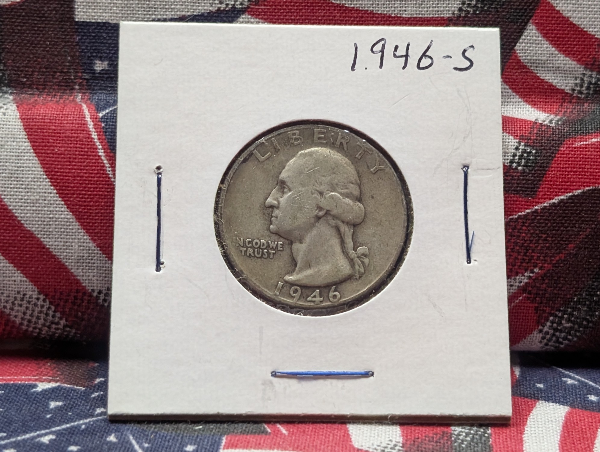 1946-S Washington Quarter, 90% Silver