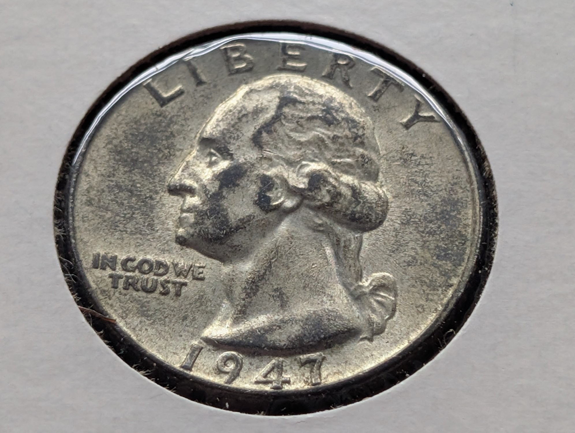1947 Washington Quarter, 90% Silver