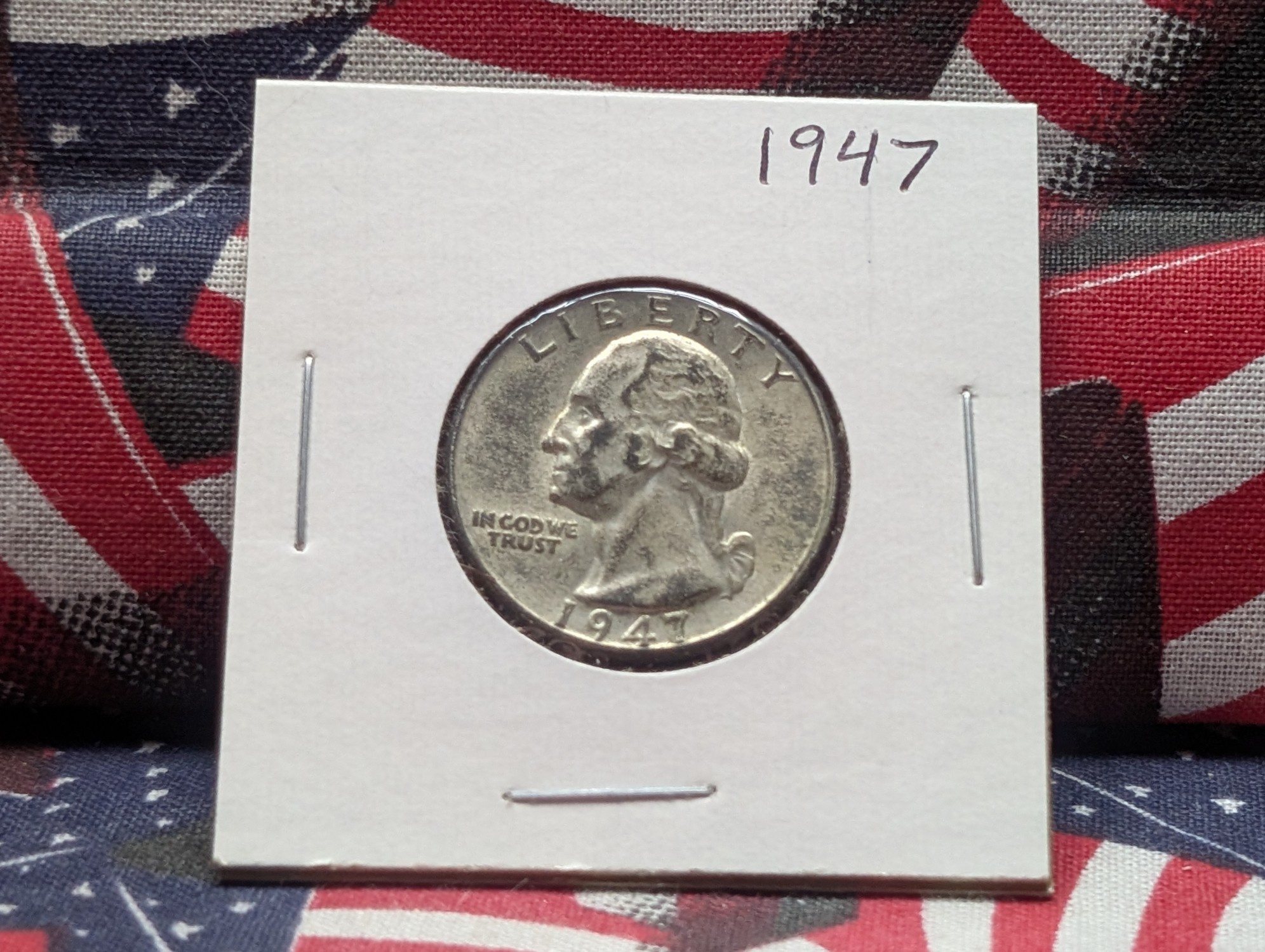 1947 Washington Quarter, 90% Silver