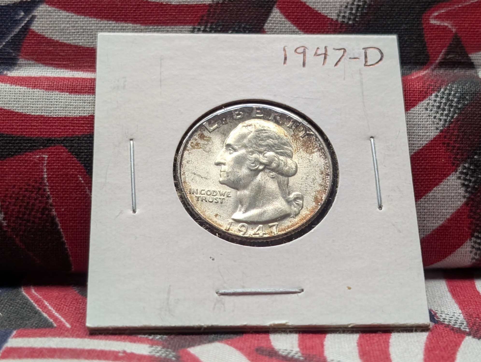1947-D Washington Quarter, 90% Silver