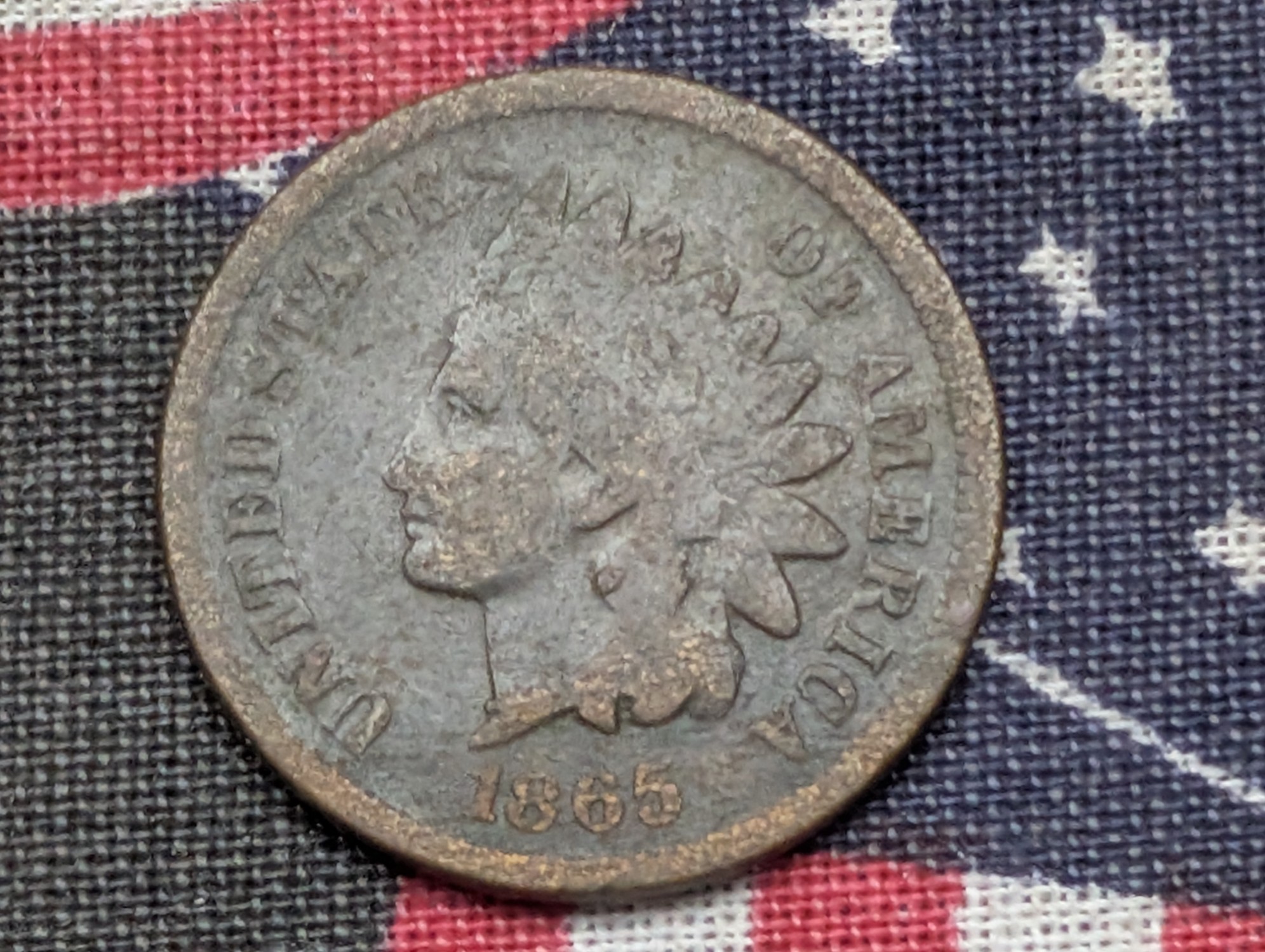 1865 Indian Head Cent