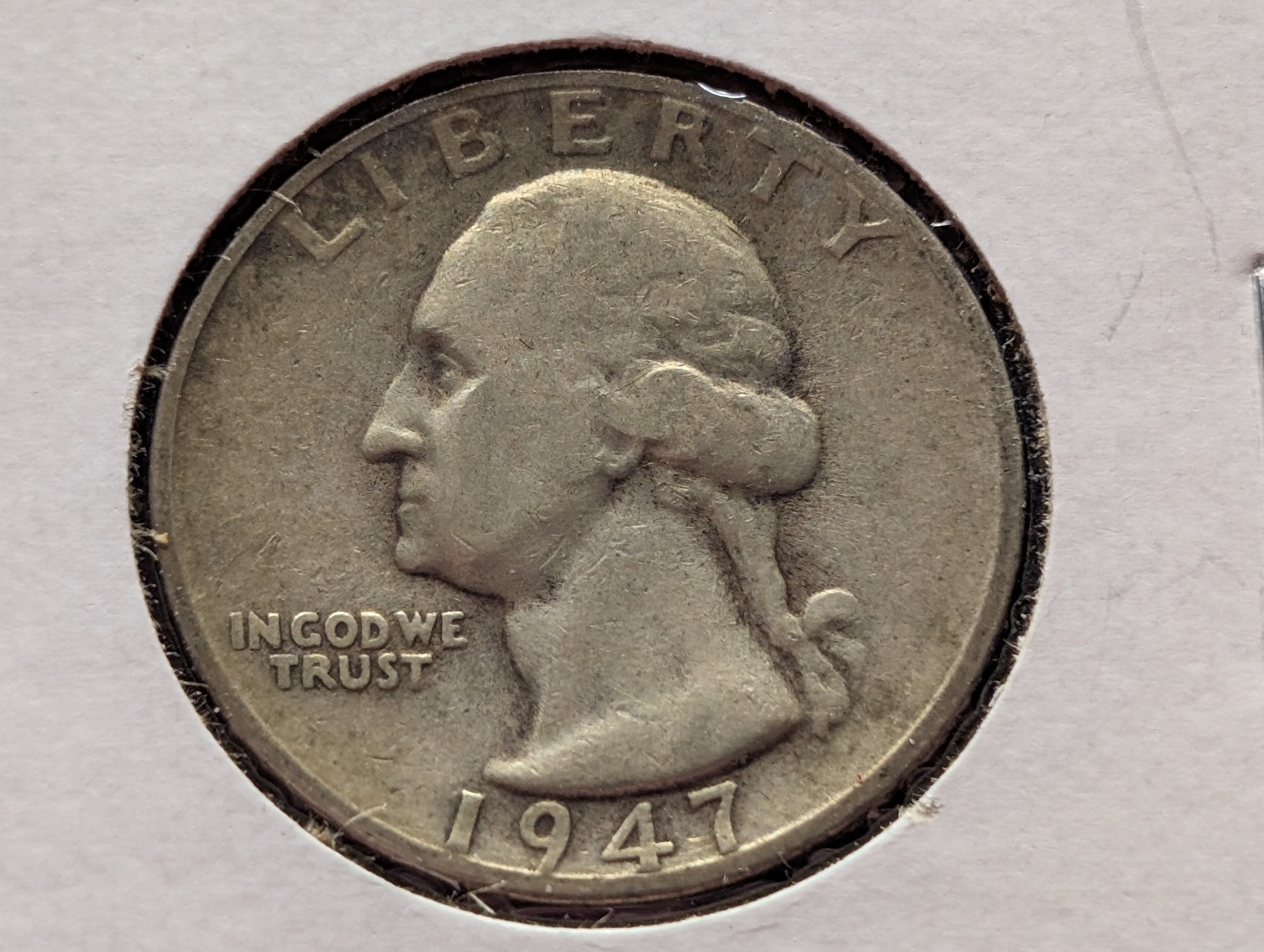 1947-S Washington Quarter, 90% Silver