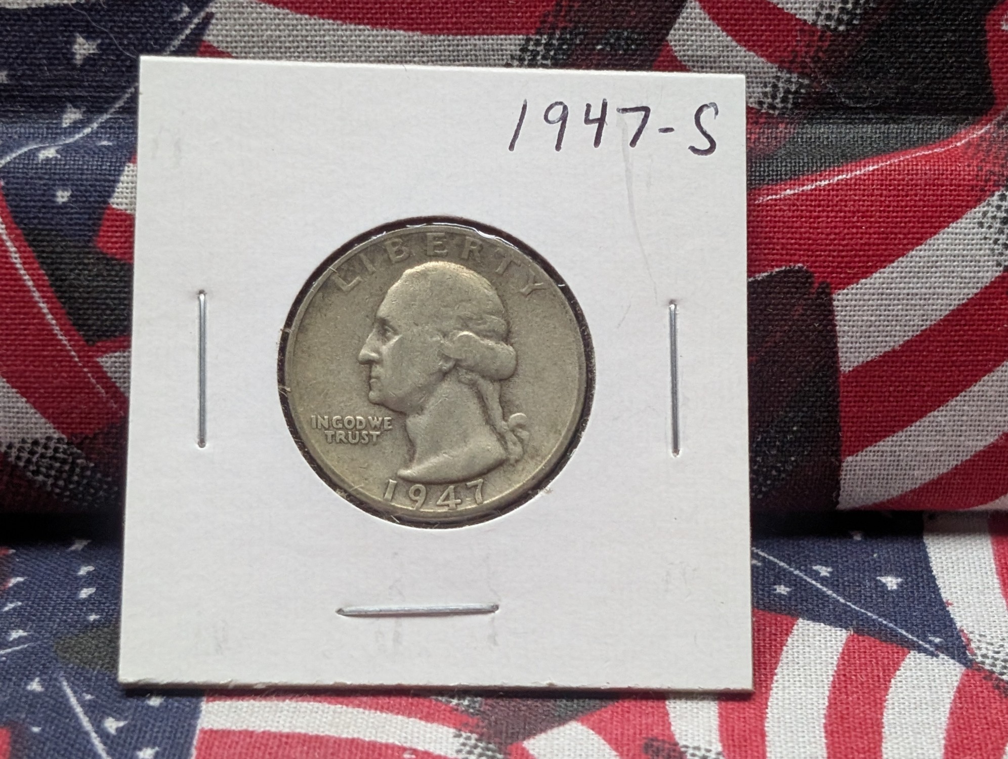 1947-S Washington Quarter, 90% Silver