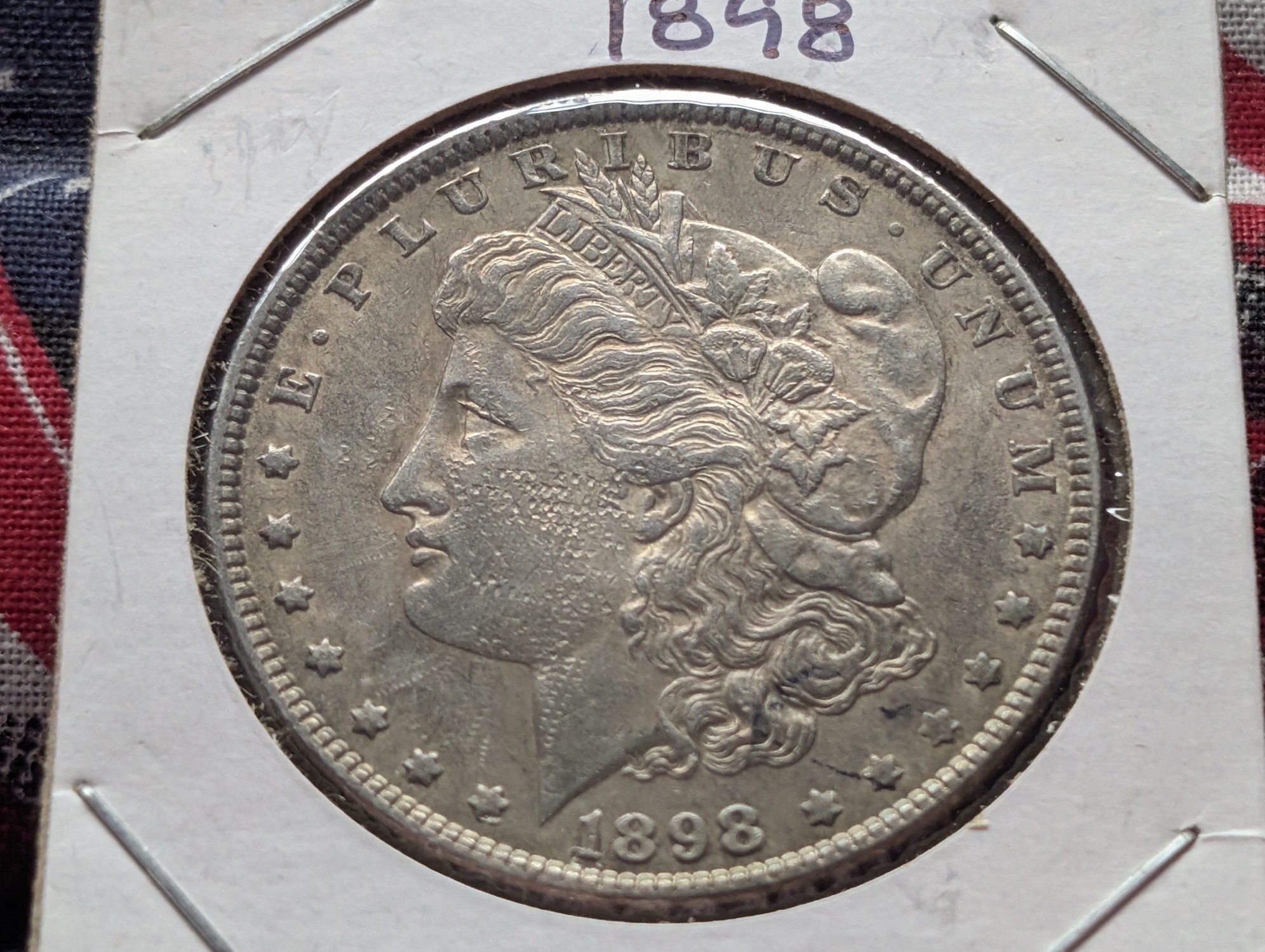 1898 Morgan Dollar, 90% Silver