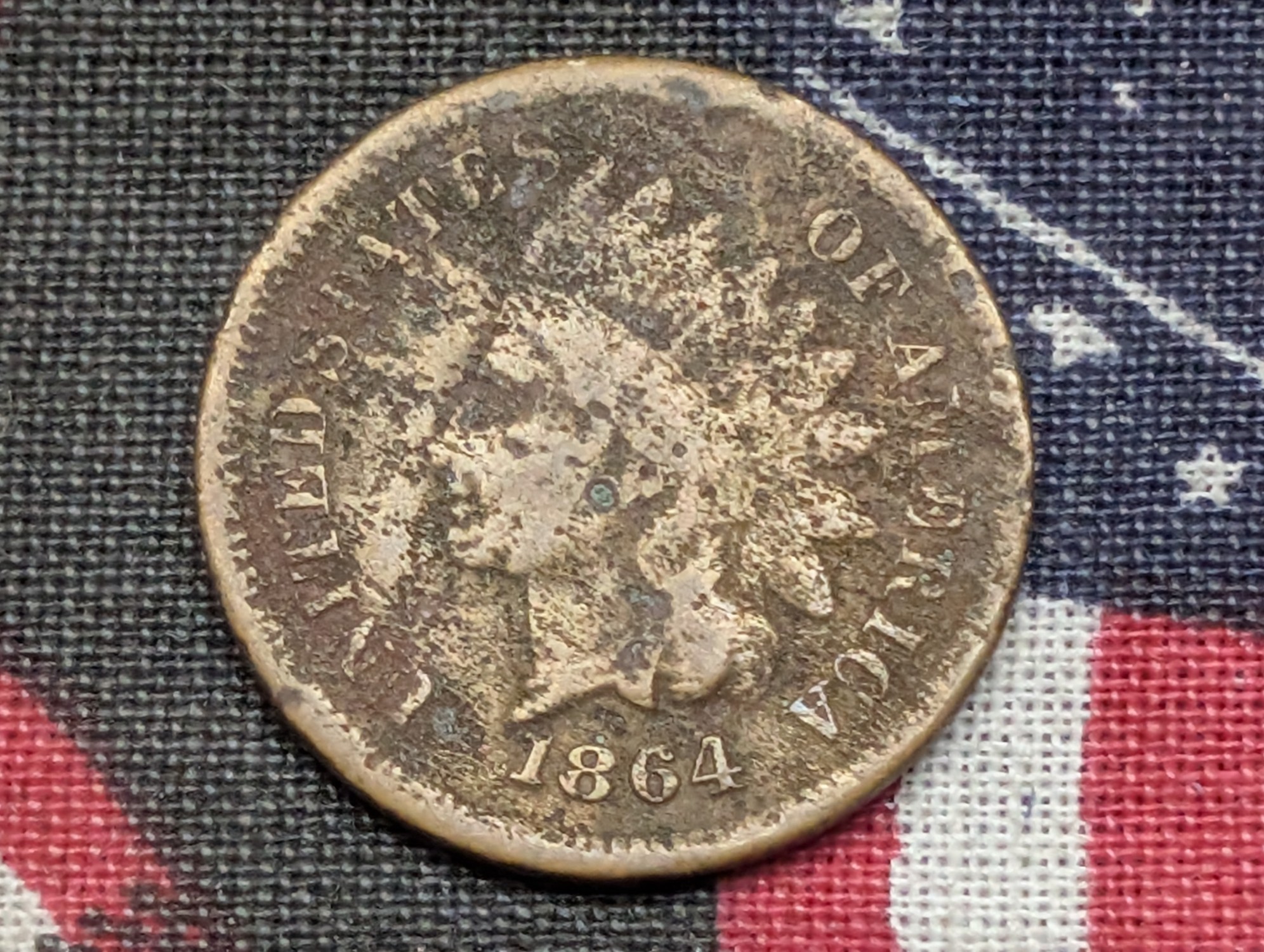 1864 Indian Head Cent