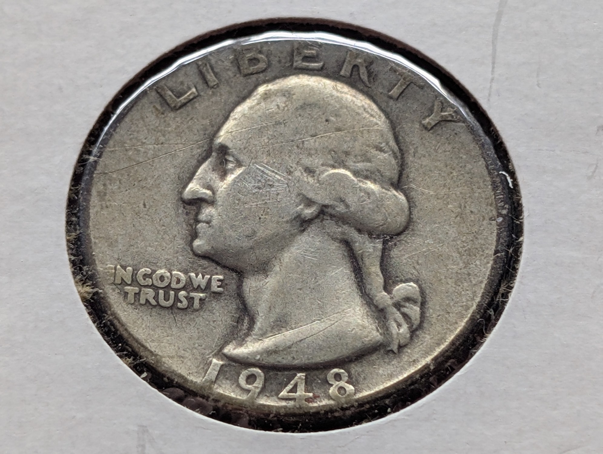 1948 Washington Quarter, 90% Silver