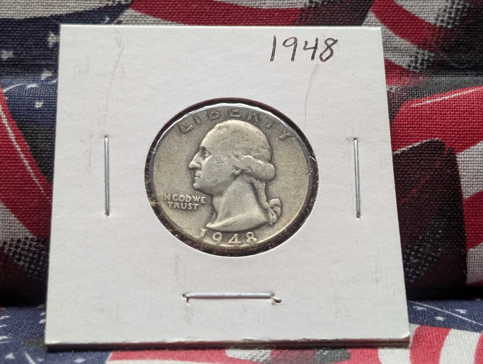 1948 Washington Quarter, 90% Silver
