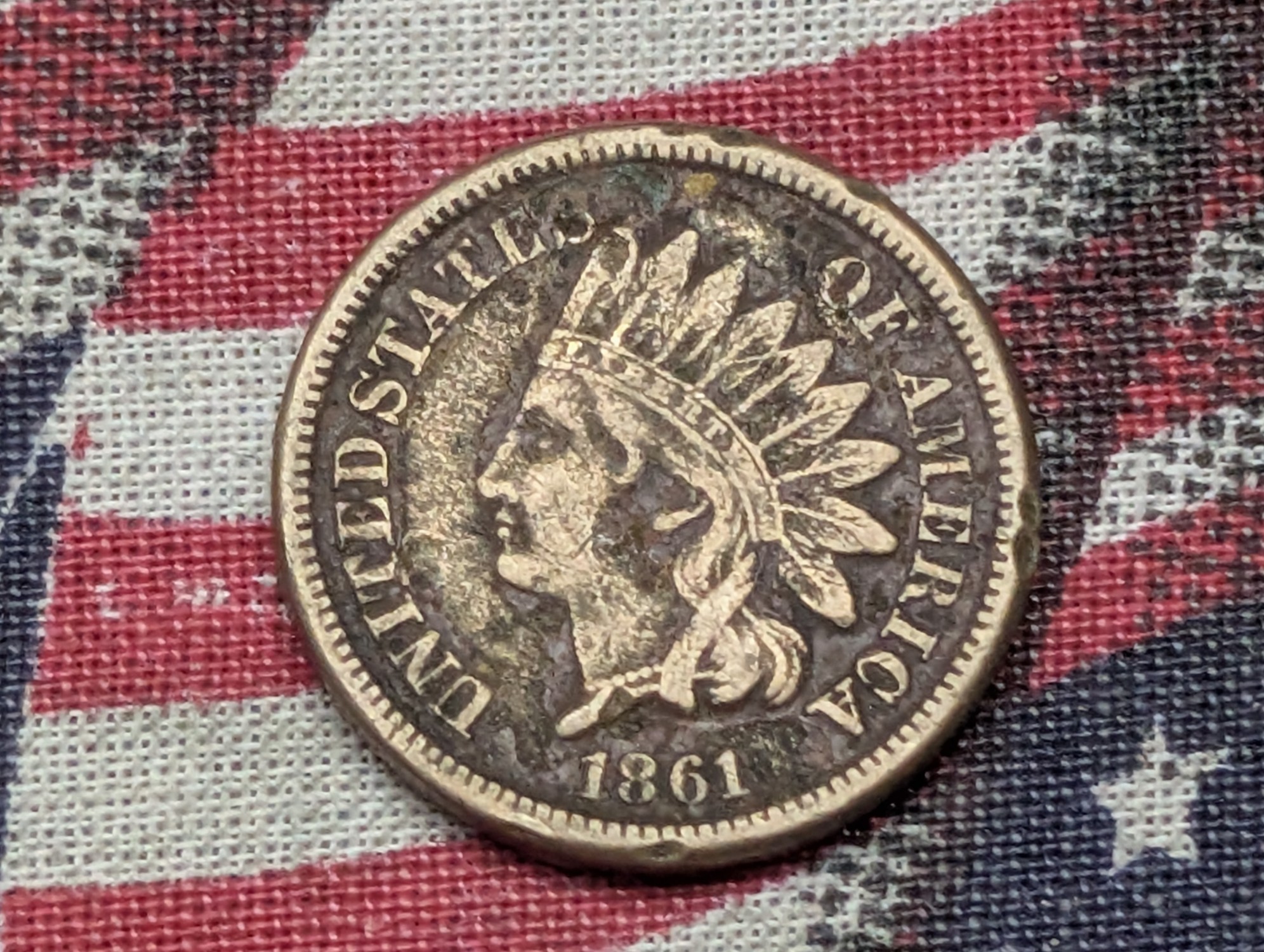 1861 Indian Head Cent