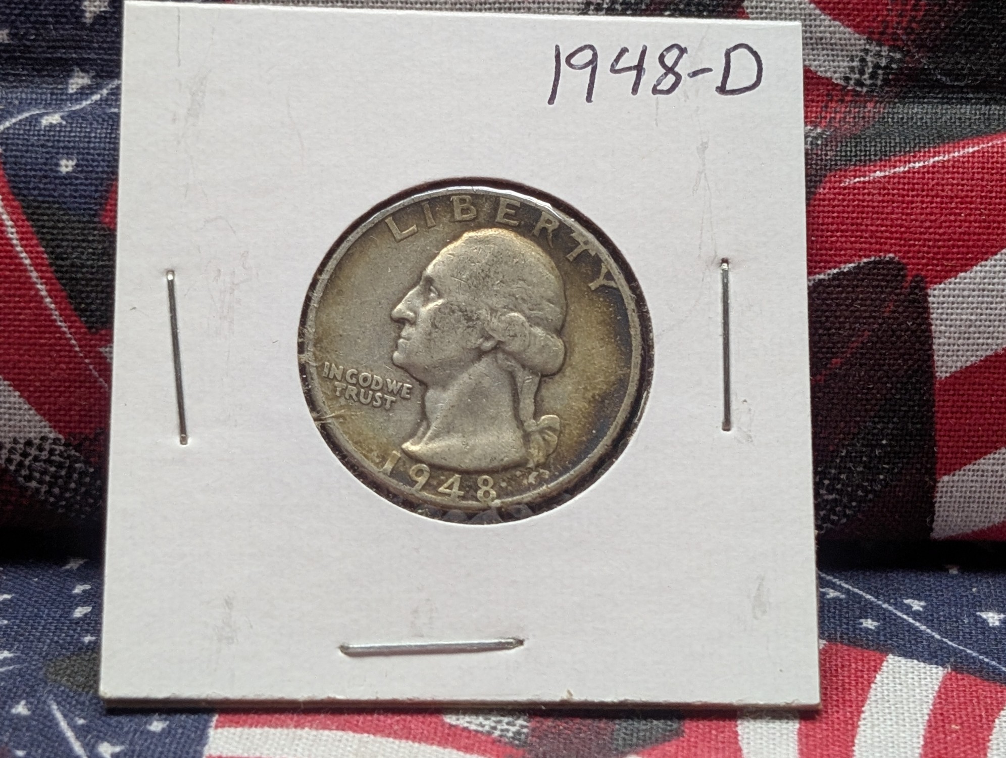 1948-D Washington Quarter, 90% Silver