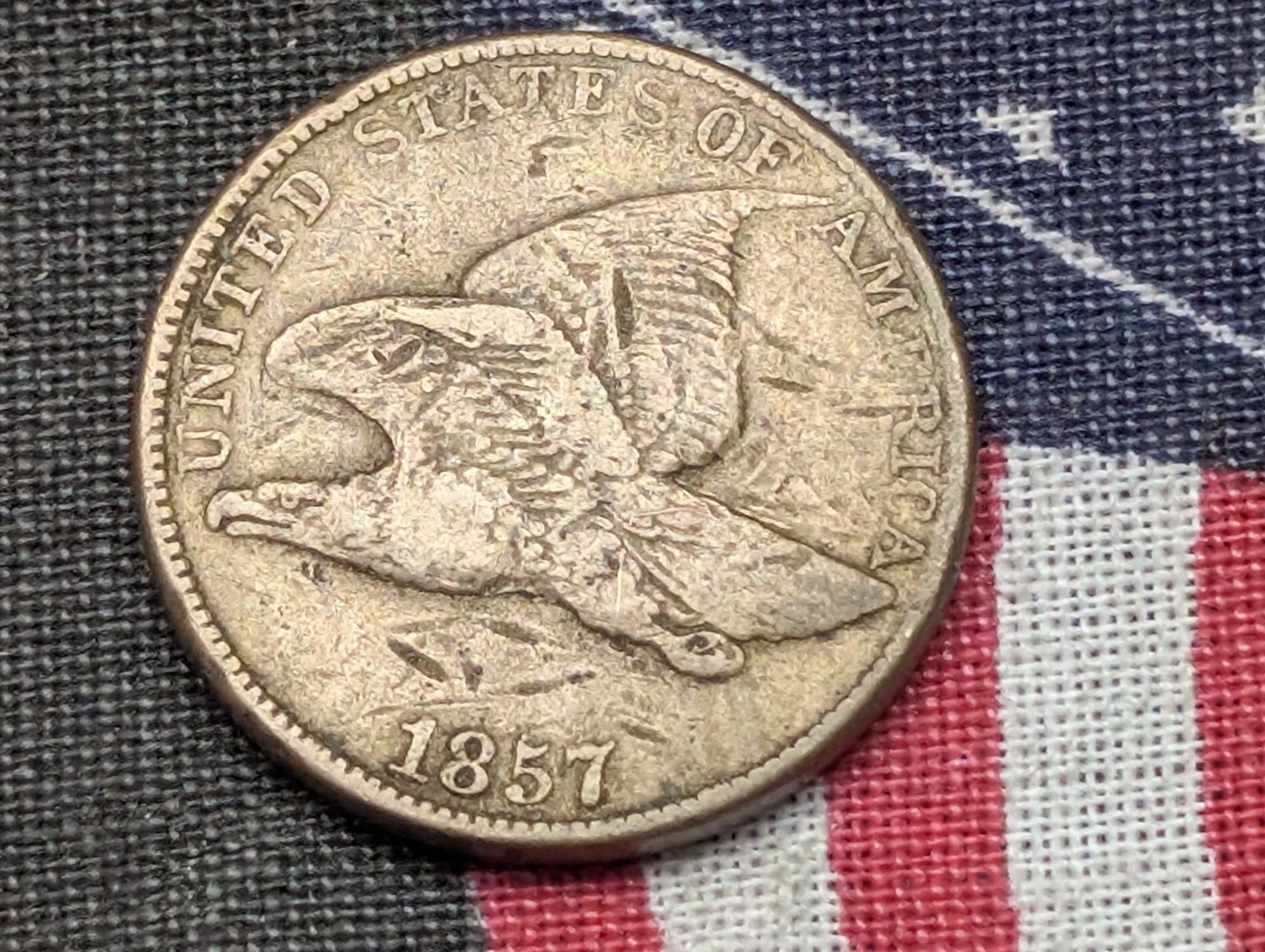 1857 Flying Eagle Cent