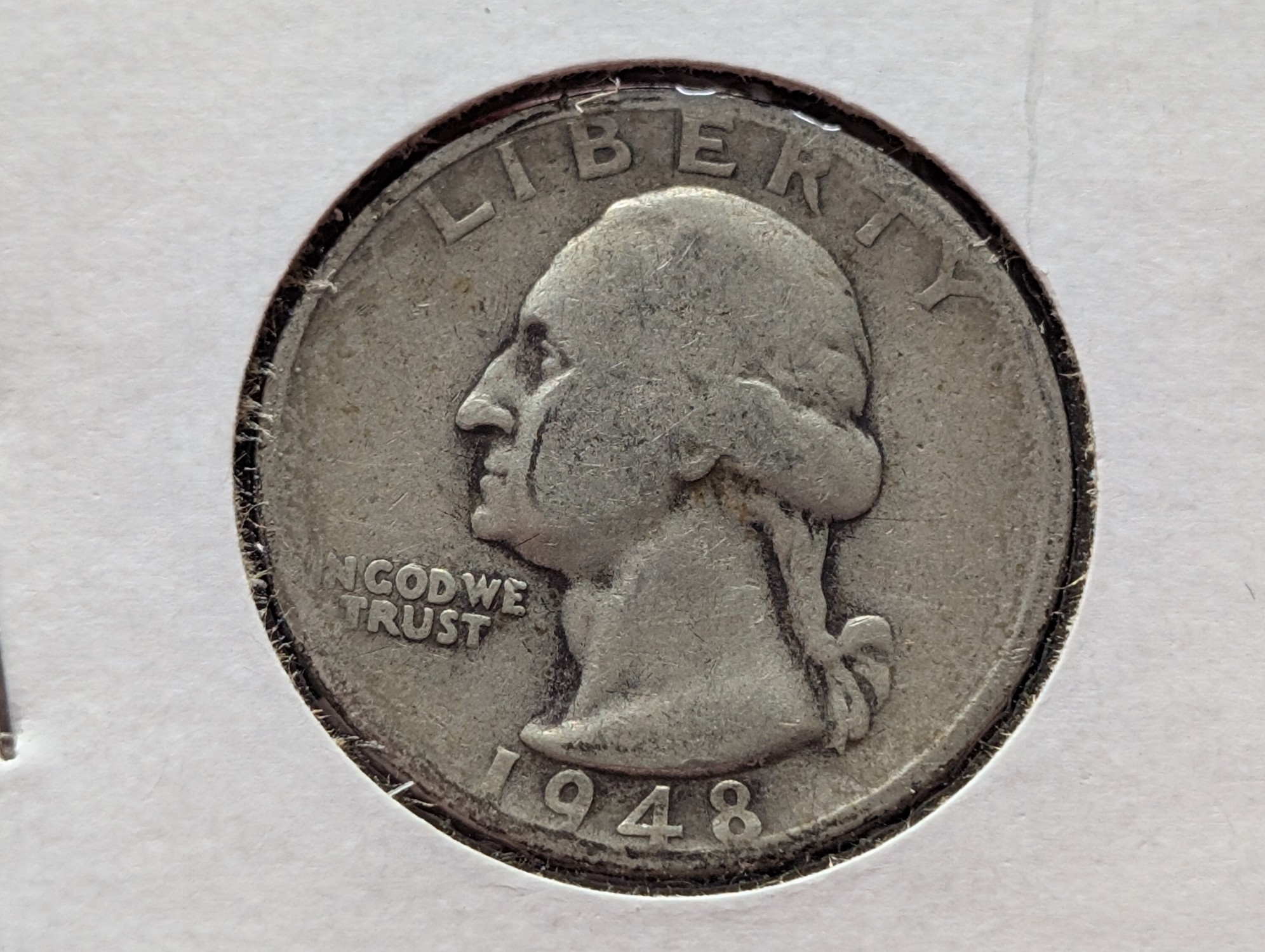 1948-S Washington Quarter, 90% Silver