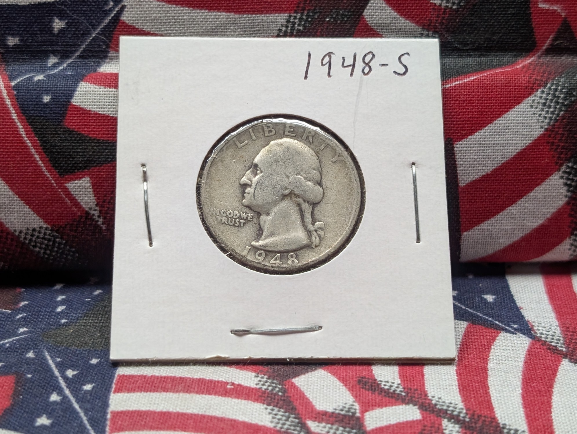 1948-S Washington Quarter, 90% Silver