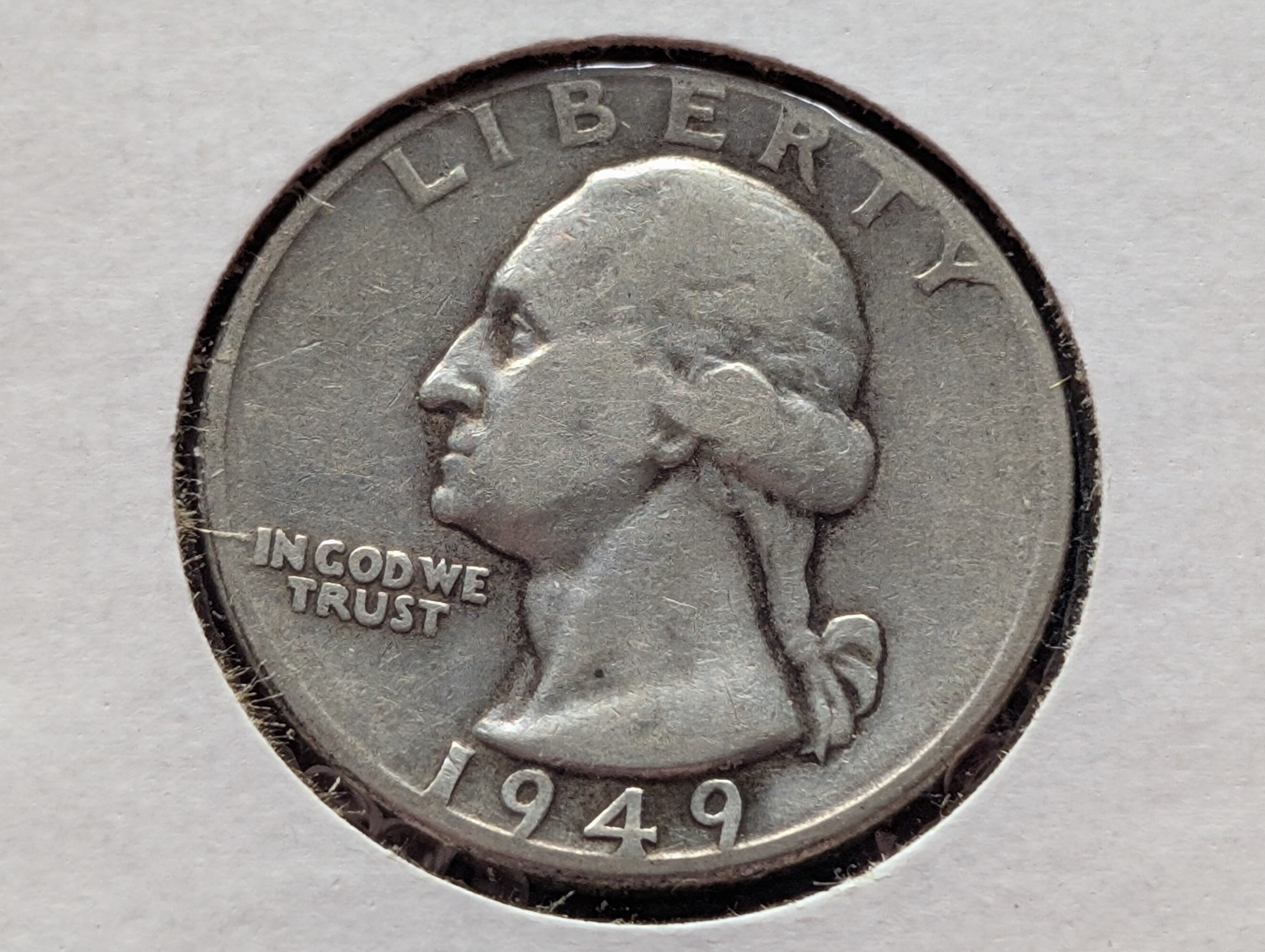 1949-D Washington Quarter, 90% Silver