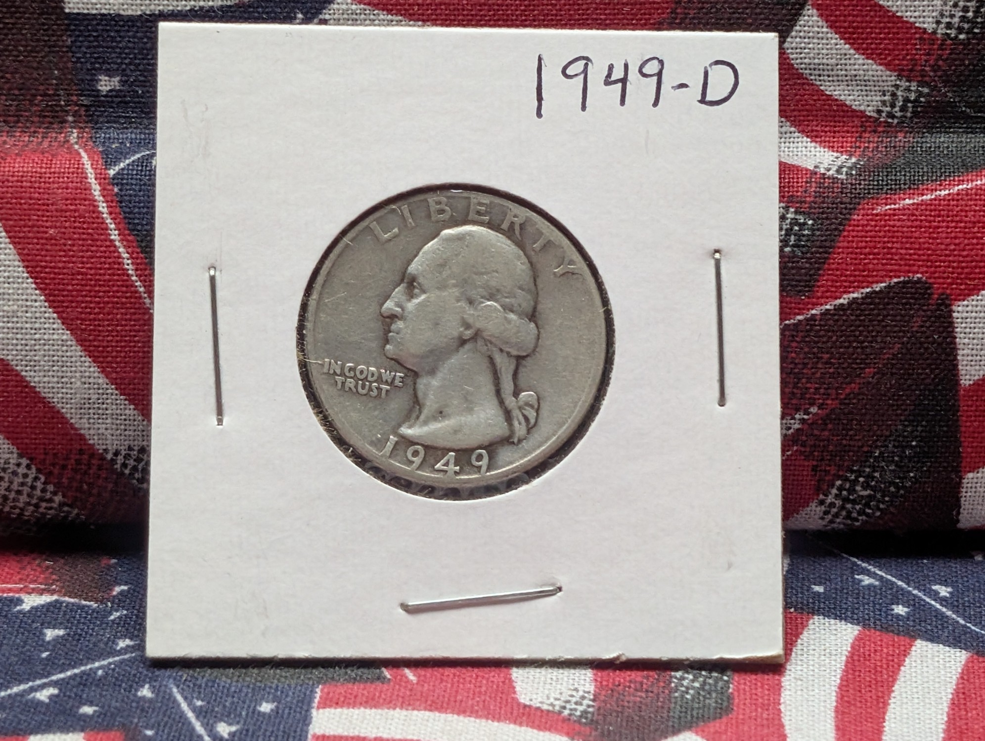 1949-D Washington Quarter, 90% Silver