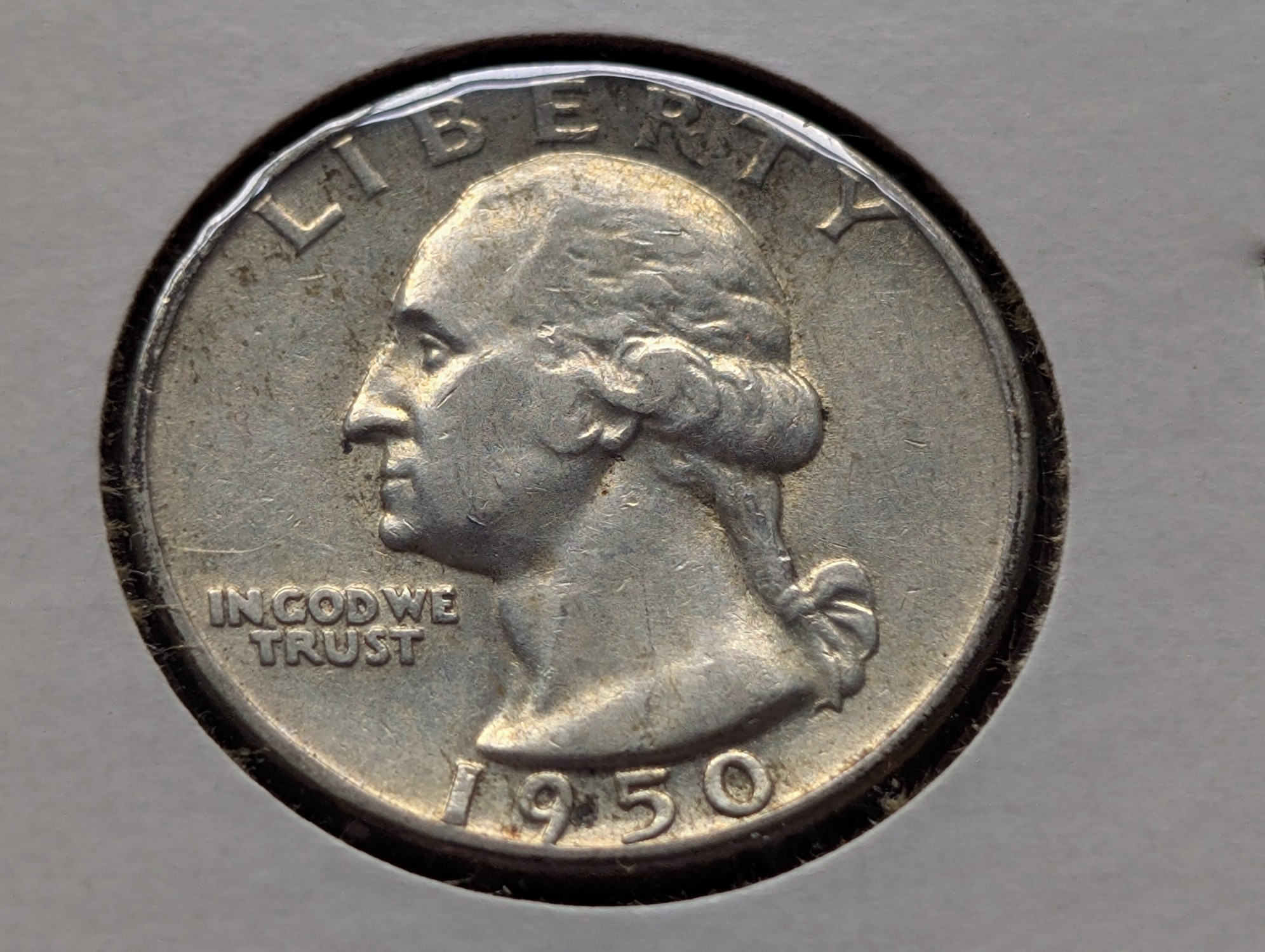1950 Washington Quarter, 90% Silver