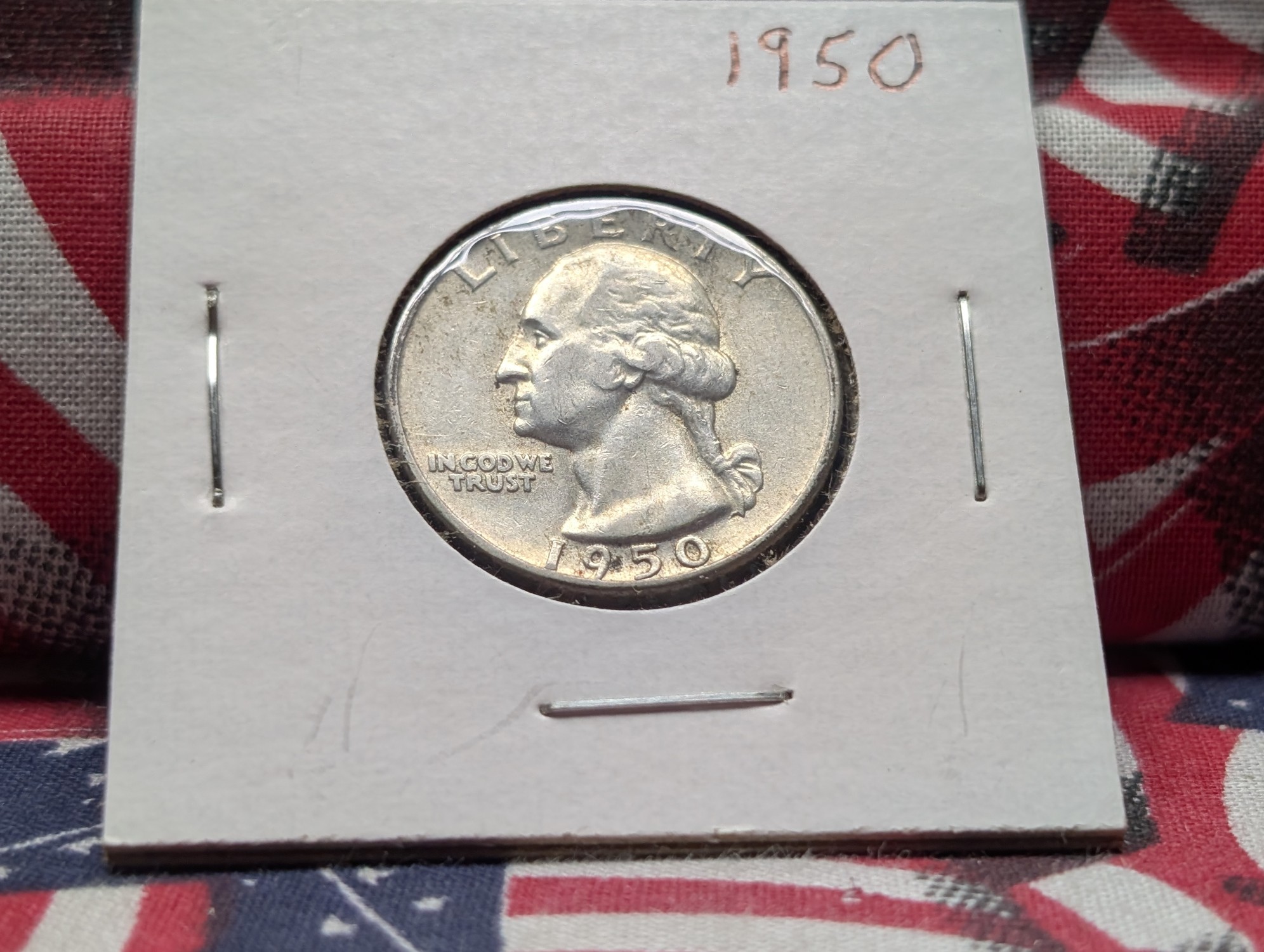 1950 Washington Quarter, 90% Silver