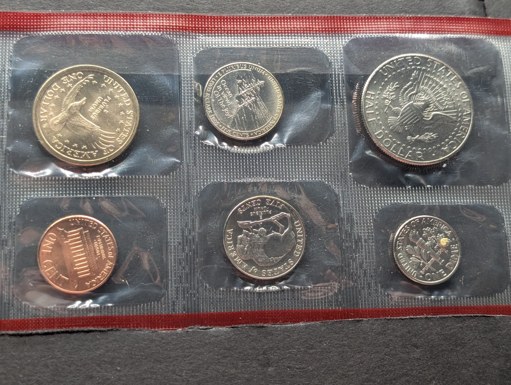 2005-D Only U.S. Mint Uncirculated Coin Set with State Quarters and Sacagawea Dollar In OGP