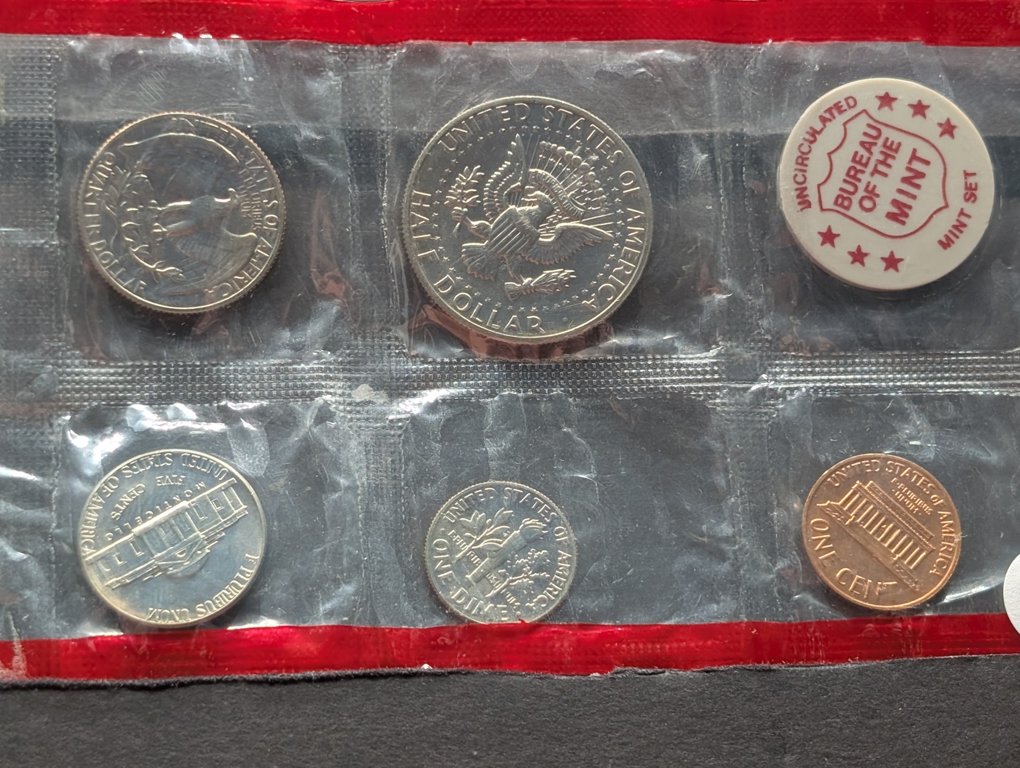 1972-D Only U.S. Mint Uncirculated Coin Set, No Envelope